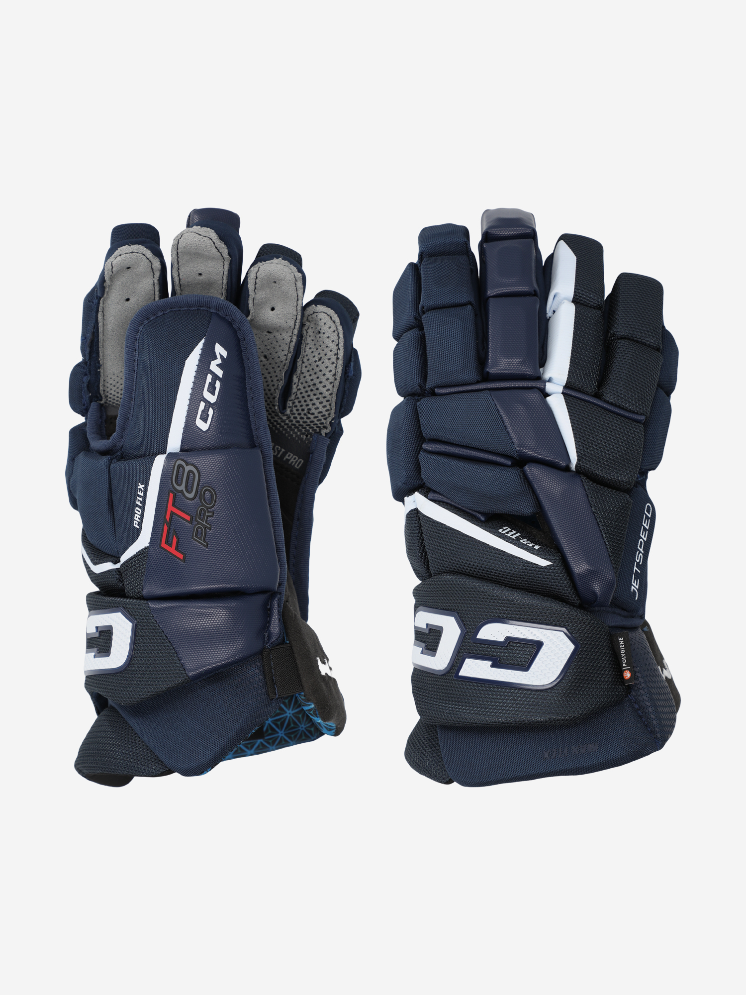 

Перчатки хоккейные CCM Jetspeed FT8 Pro SR, Мультицвет