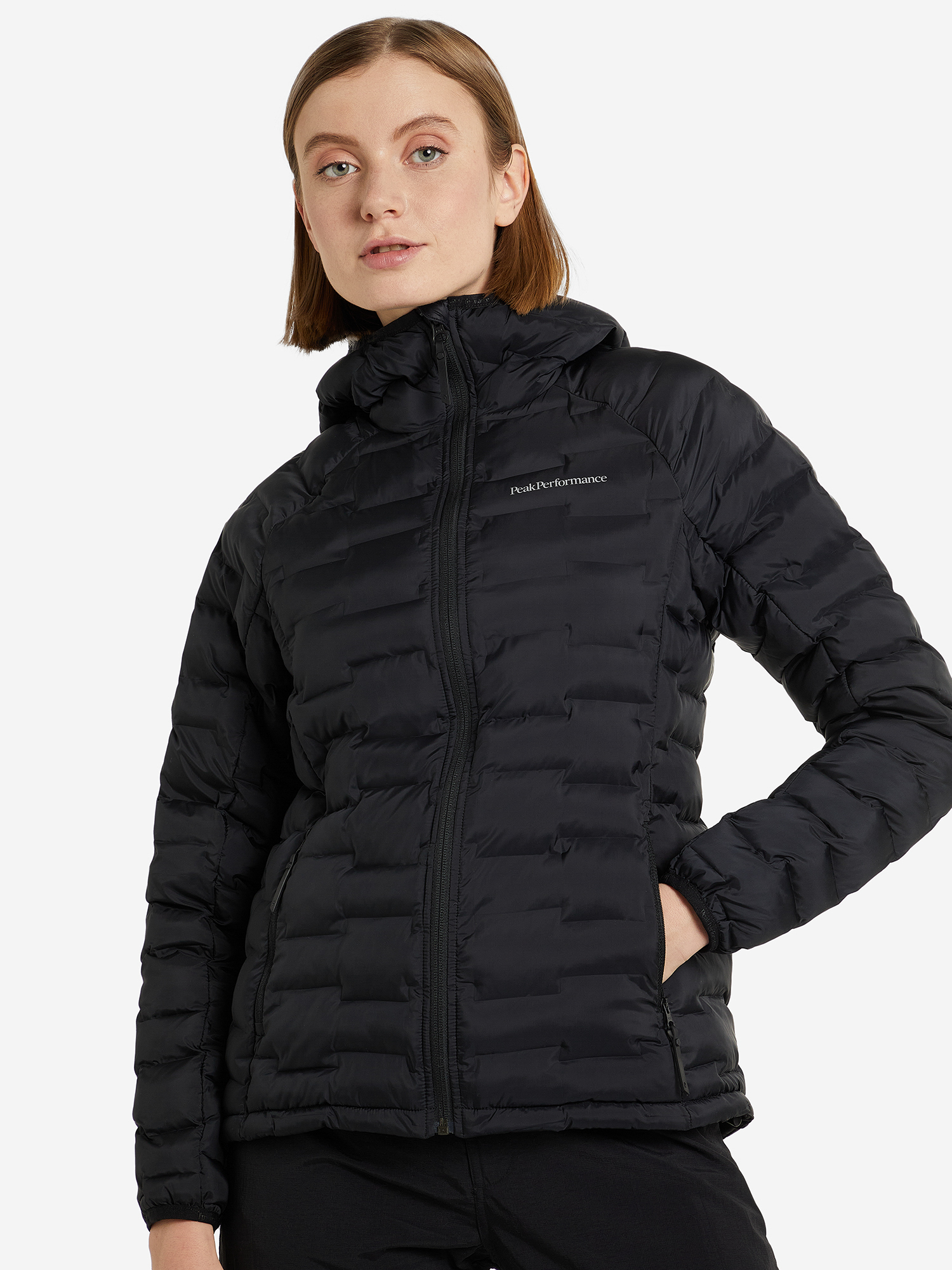 

Куртка утепленная женская Peak Performance Argon Light Hood, Черный
