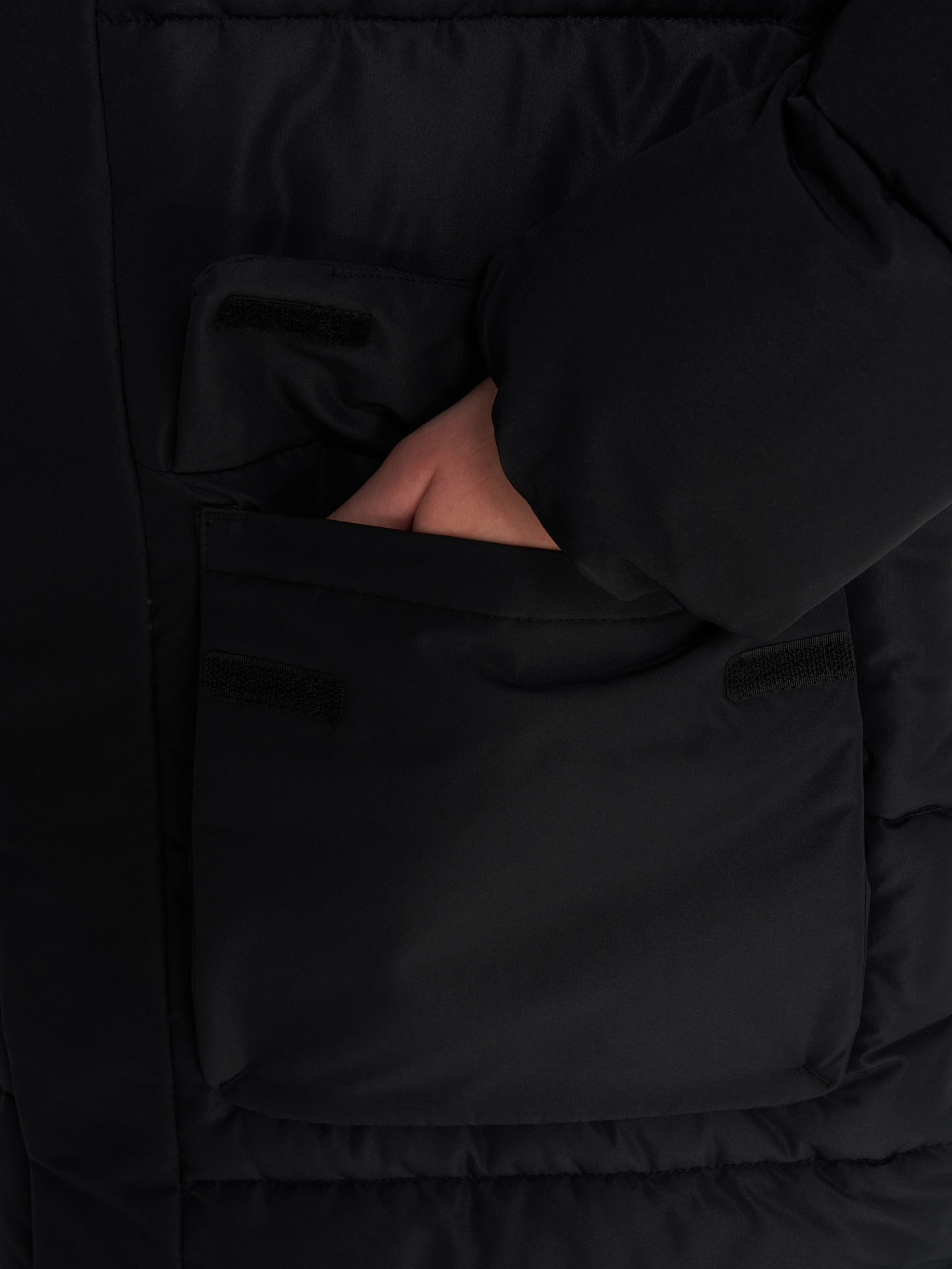 фото Пальто утепленное для мальчиков termit, черный