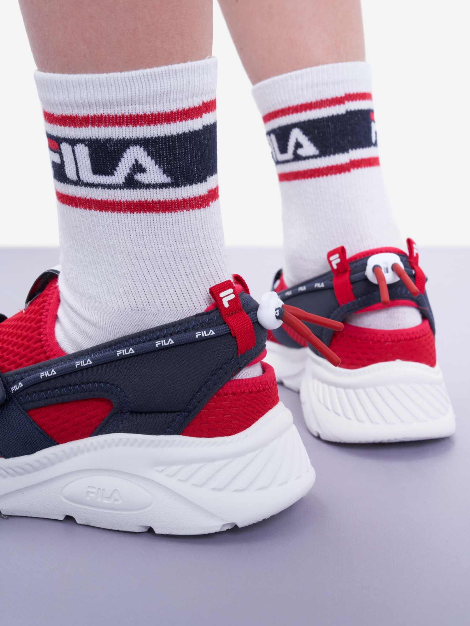 Кроссовки для мальчиков FILA Joy SMR, Красный 125079FLA-WH, размер 37 - фото 9