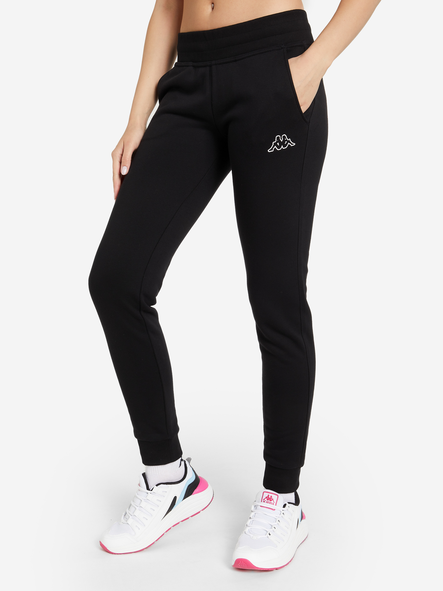 Брюки женские Kappa, черный, арт. 110758KAP-99