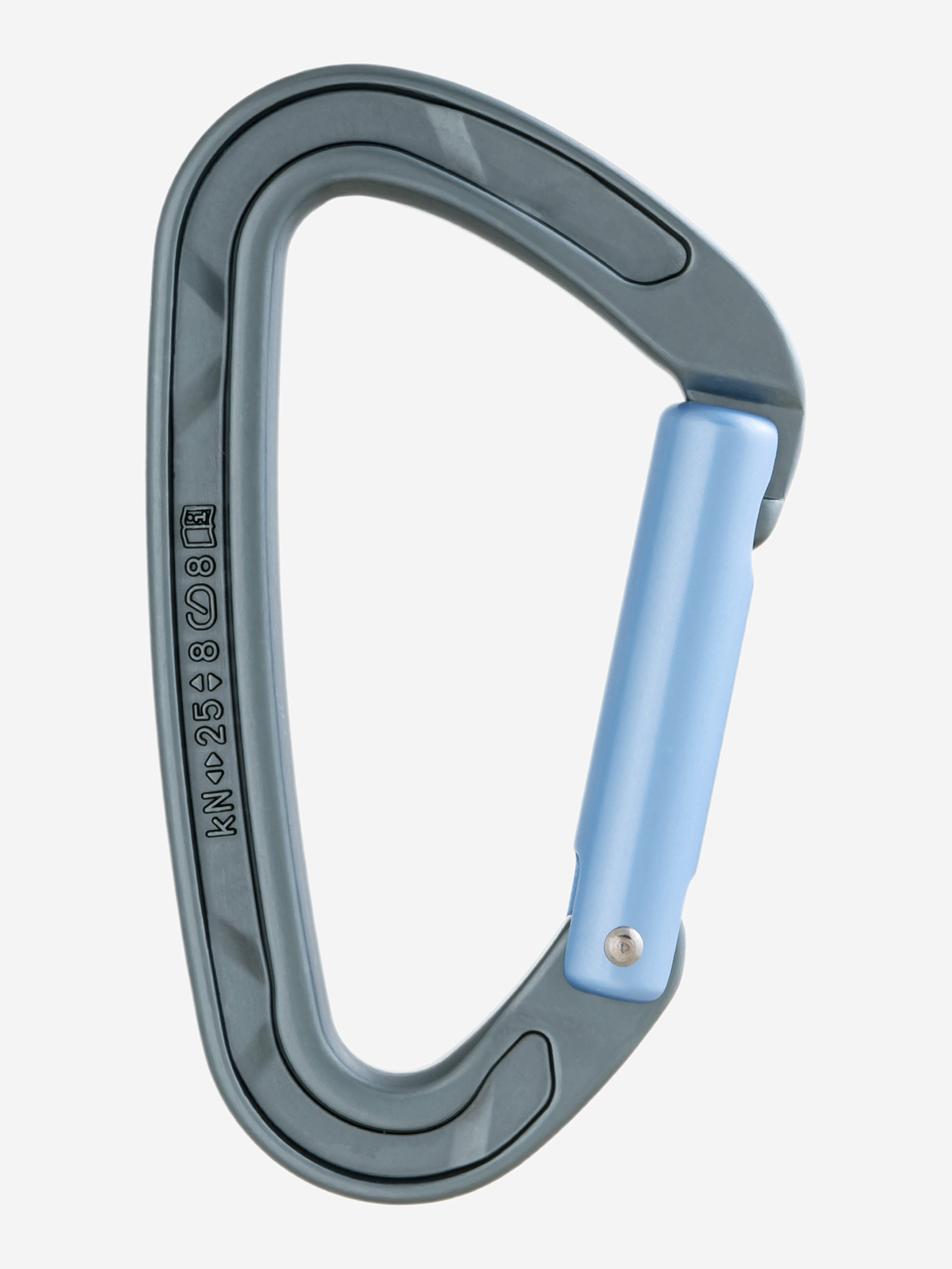 

Карабин «Oxygen» с прямой защелкой keylock, Серый