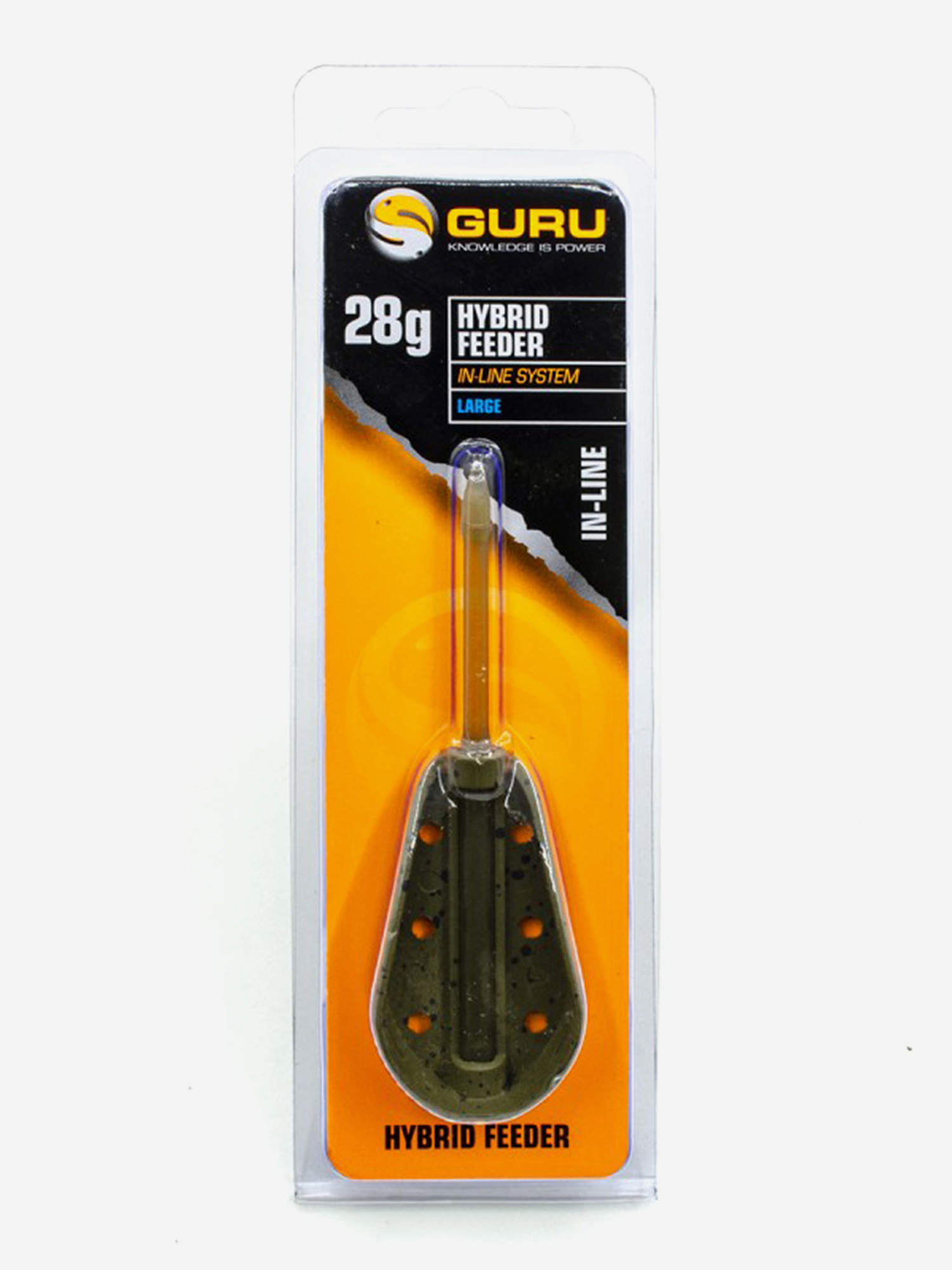 Изображение товара Кормушка GURU Hybrid Inline L 28 г — надежная для фидерной летней рыбалки Изображение товара Кормушка GURU Hybrid Inline L 28 г — надежная для фидерной летней рыбалки