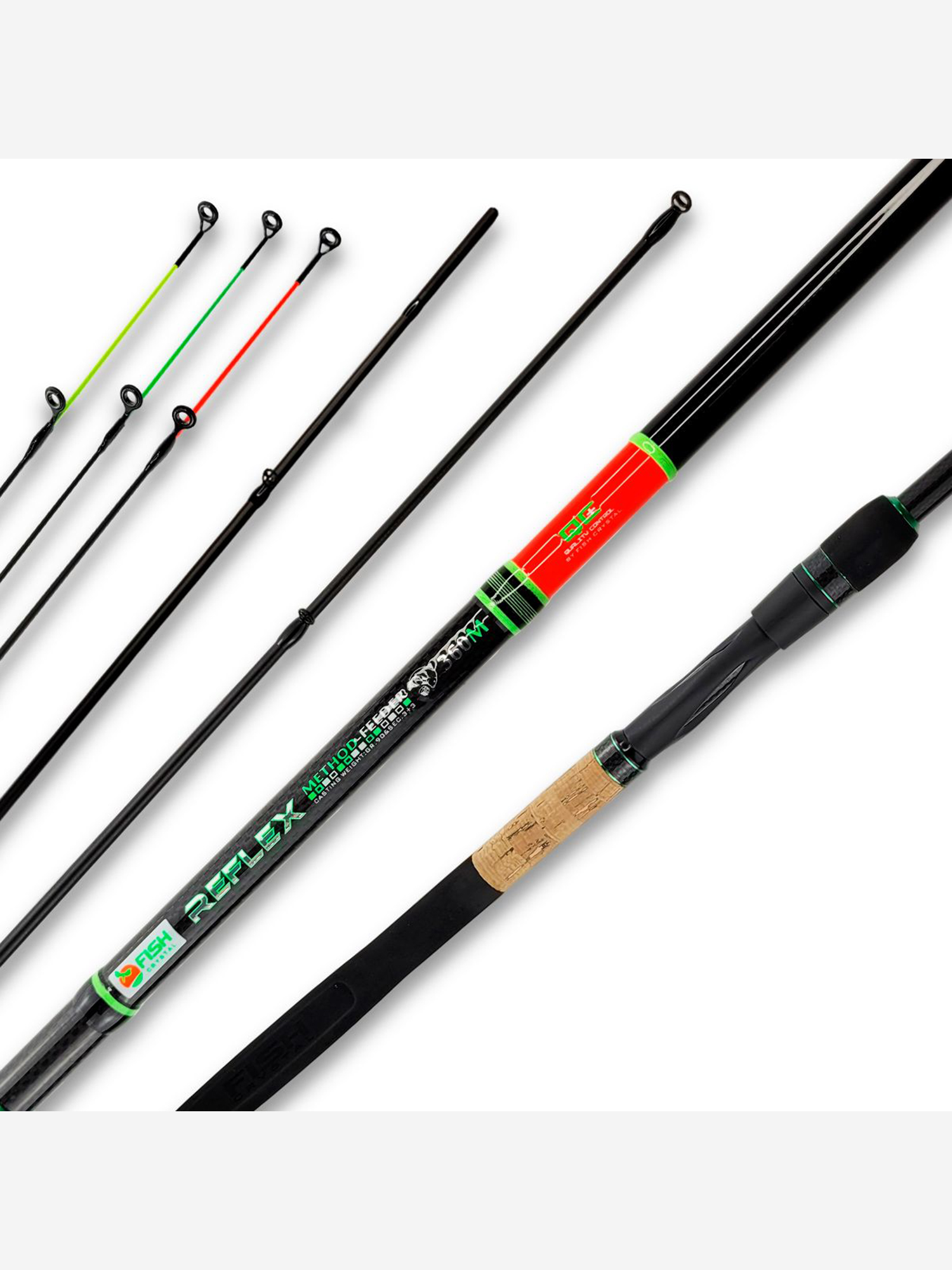 Изображение товара Фидерное удилище Fish Crystal REFLEX METHOD FEEDER RMF393M 90 г