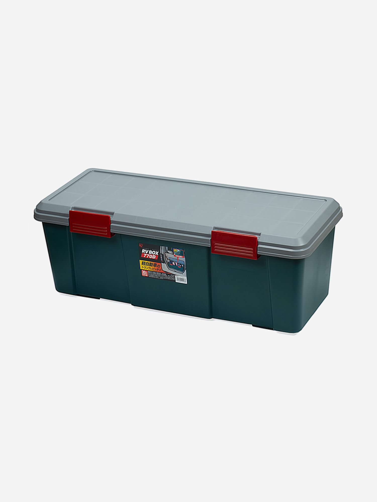 Ящик экспедиционный IRIS OHYAMA RV BOX 770D, 55 литров 77x32x28 см, Зеленый