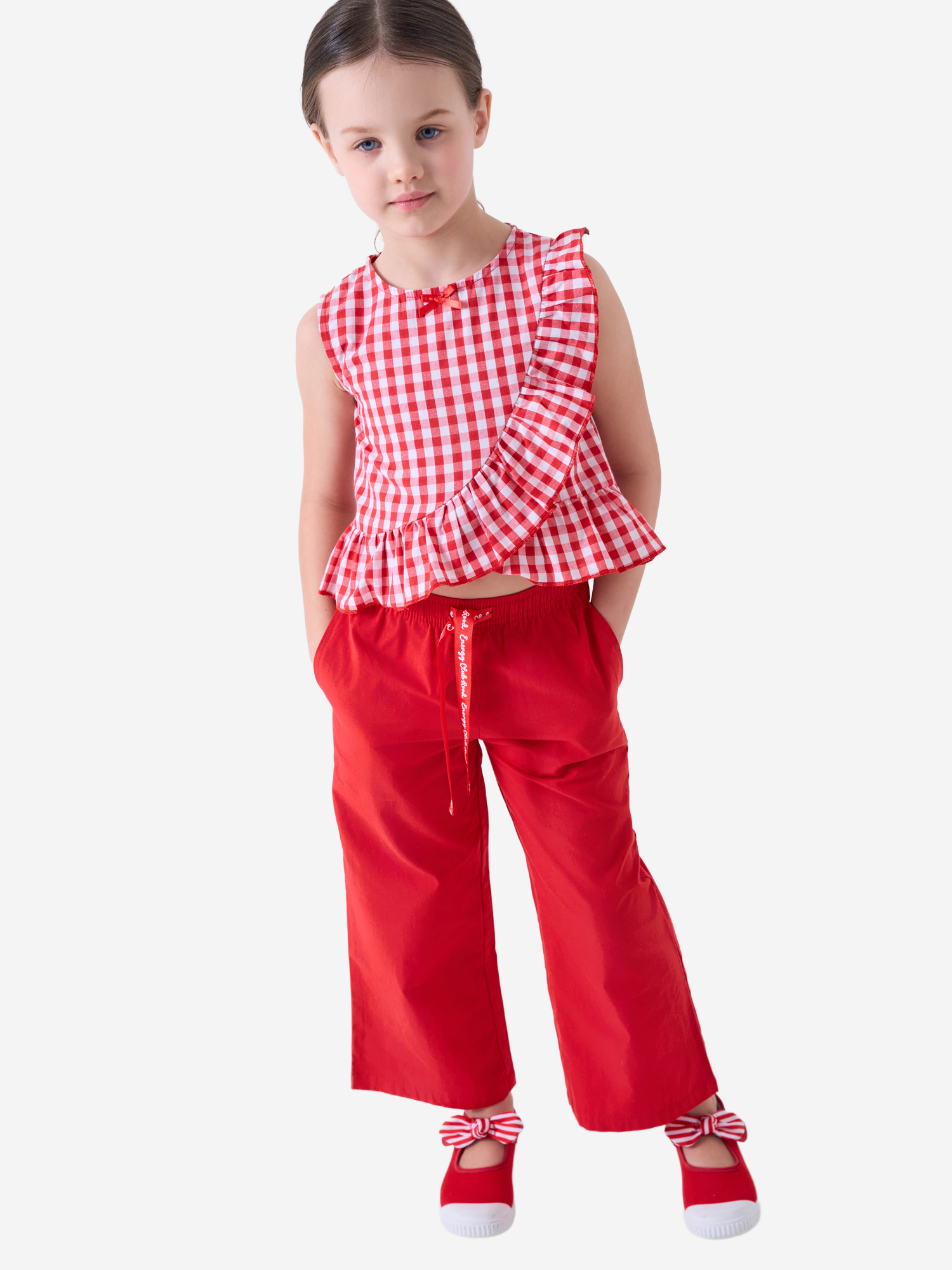 Изображение товара Комплект для девочек: блузка, брюки PlayToday