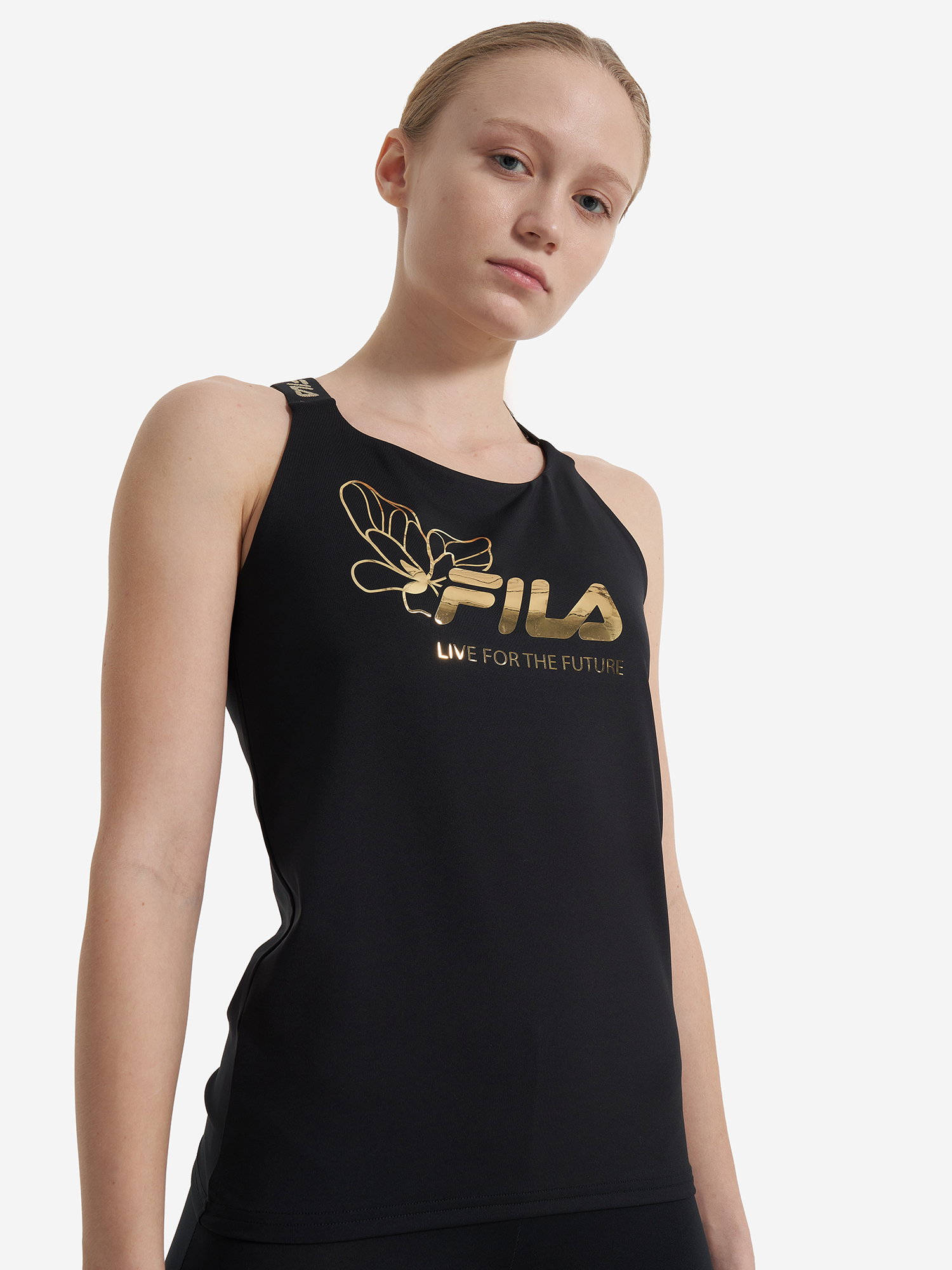 

Майка для девочек FILA, Черный