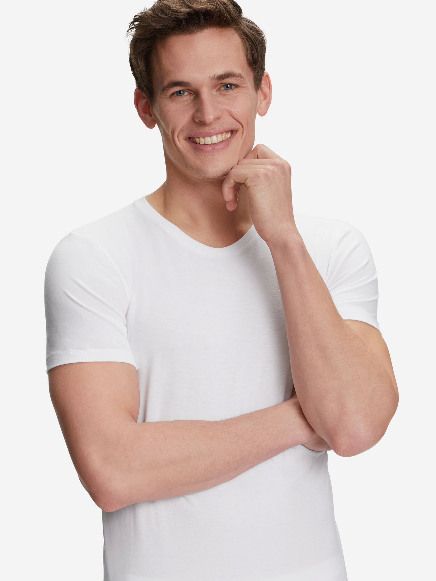 Изображение товара Мужская футболка FALKE с коротким рукавом всесезонная бельевая модель