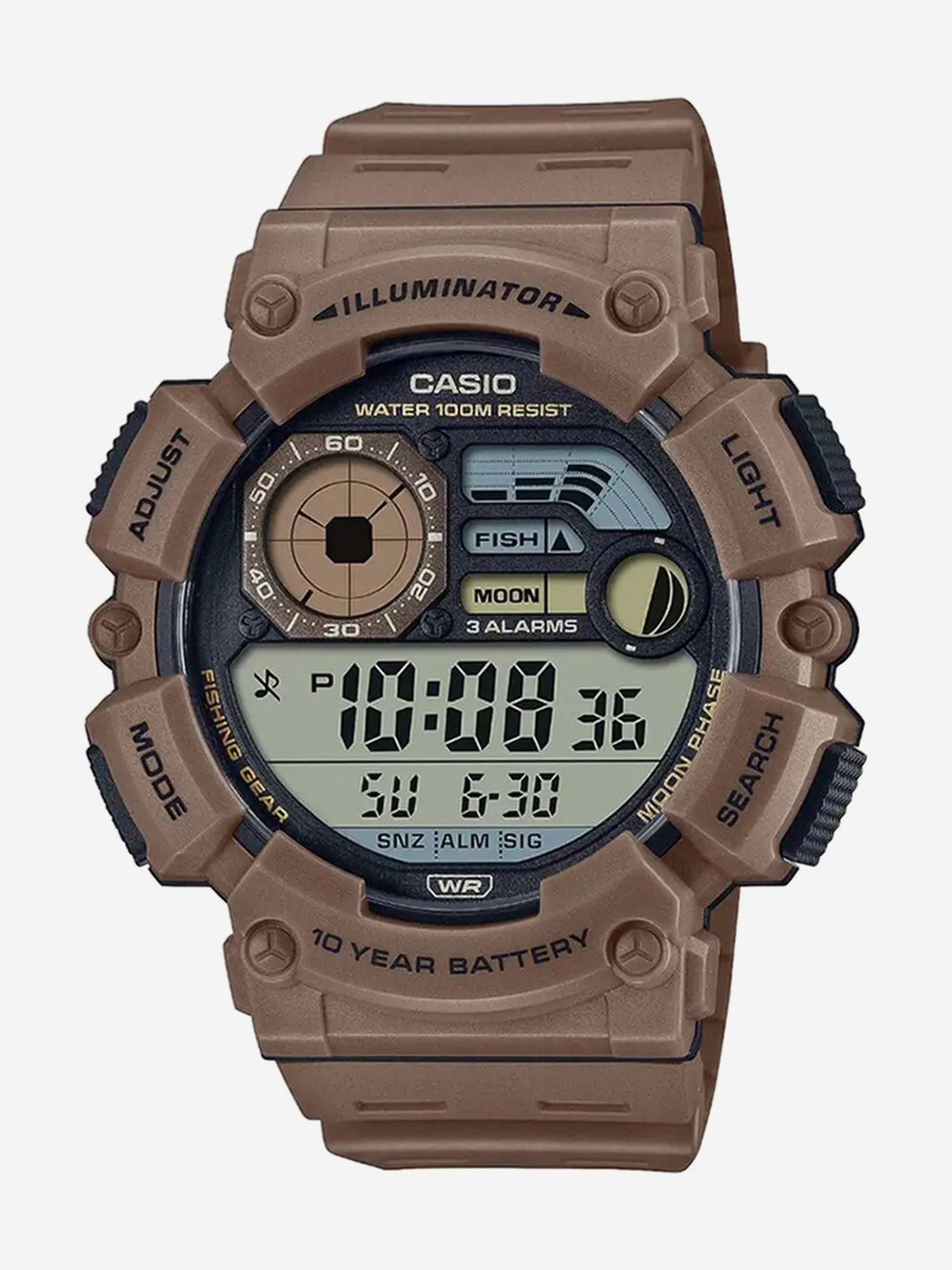 

Наручные часы Casio WS-1500H-5A, Коричневый