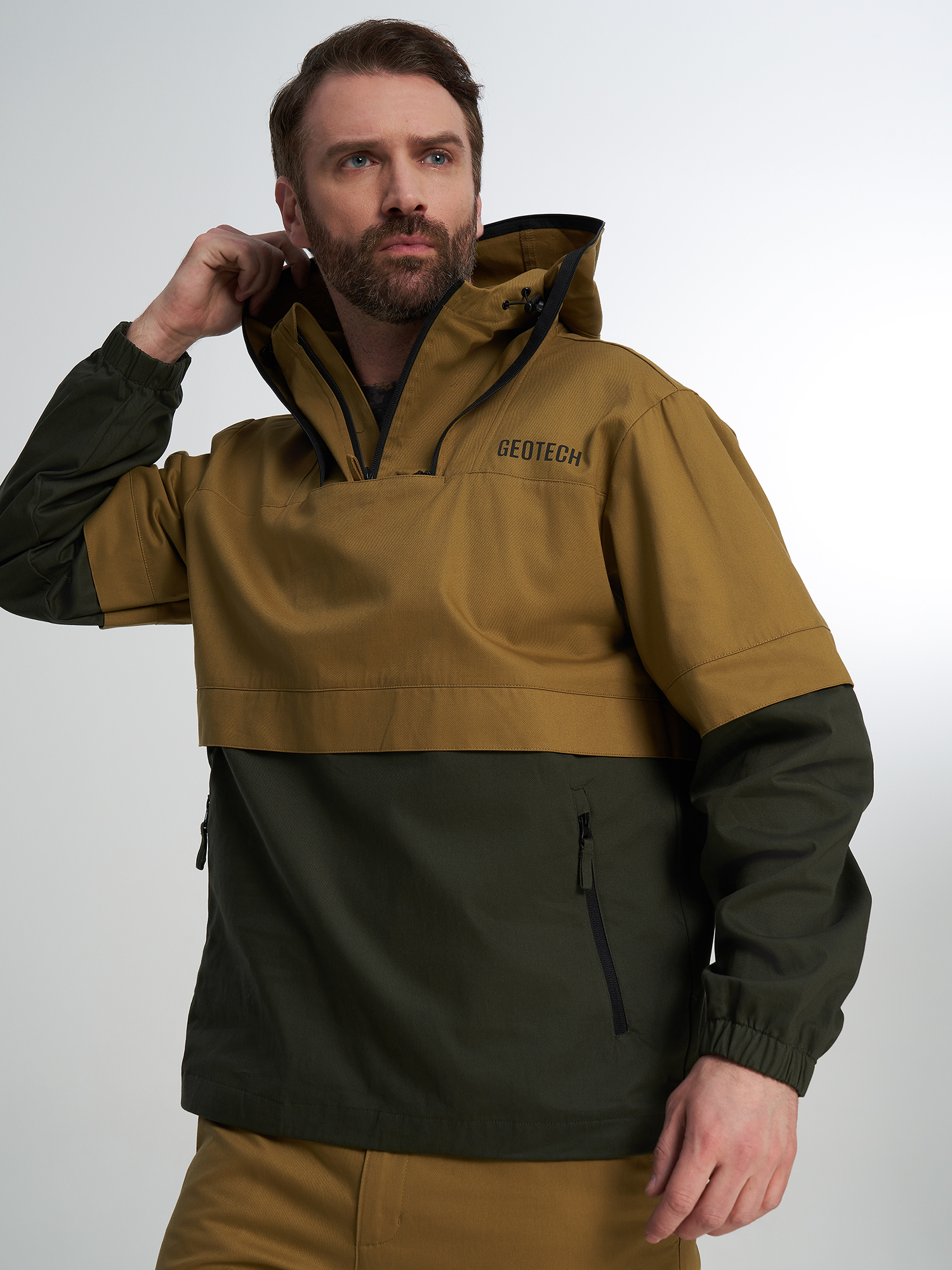 

Анорак мужской Geotech, Коричневый