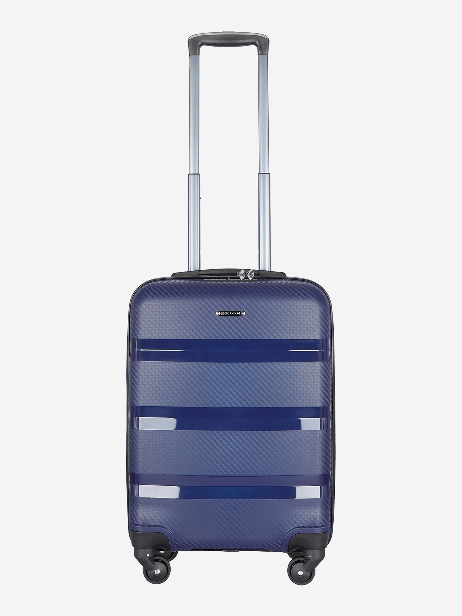 Изображение товара Чемодан Рион+ темно-синий 37x20x54 см объем 39 л легкий и прочный