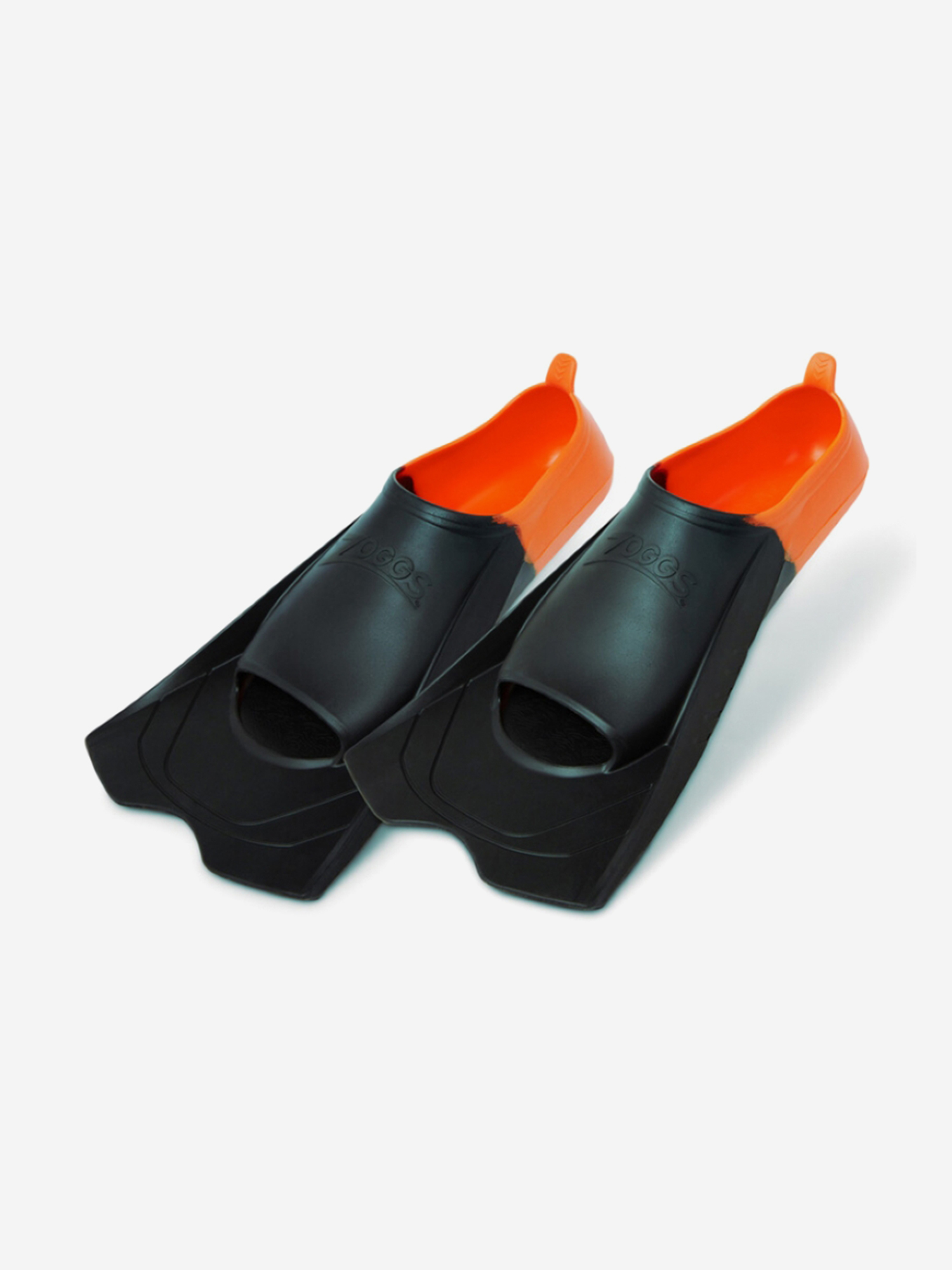 Изображение товара Ласты для плавания ZOGGS Eco Short Blade Fins, Черный/оранжевый