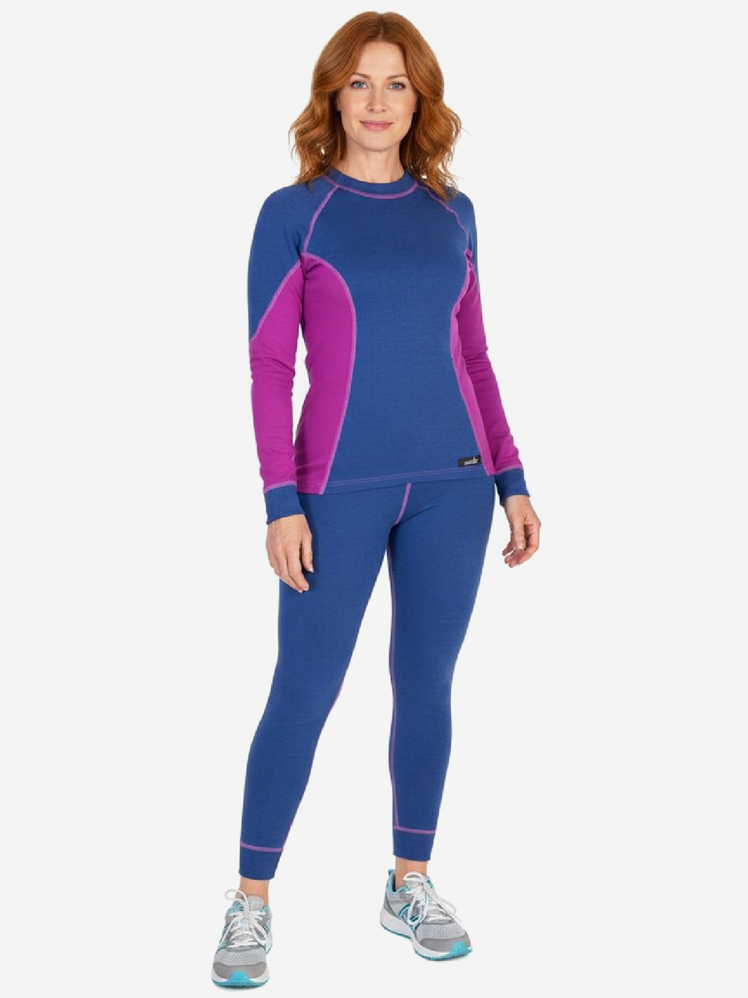 Изображение товара Термобелье NORFIN LADY BASE женское зимнее второго слоя для охоты и рыбалки, Розовый/синий