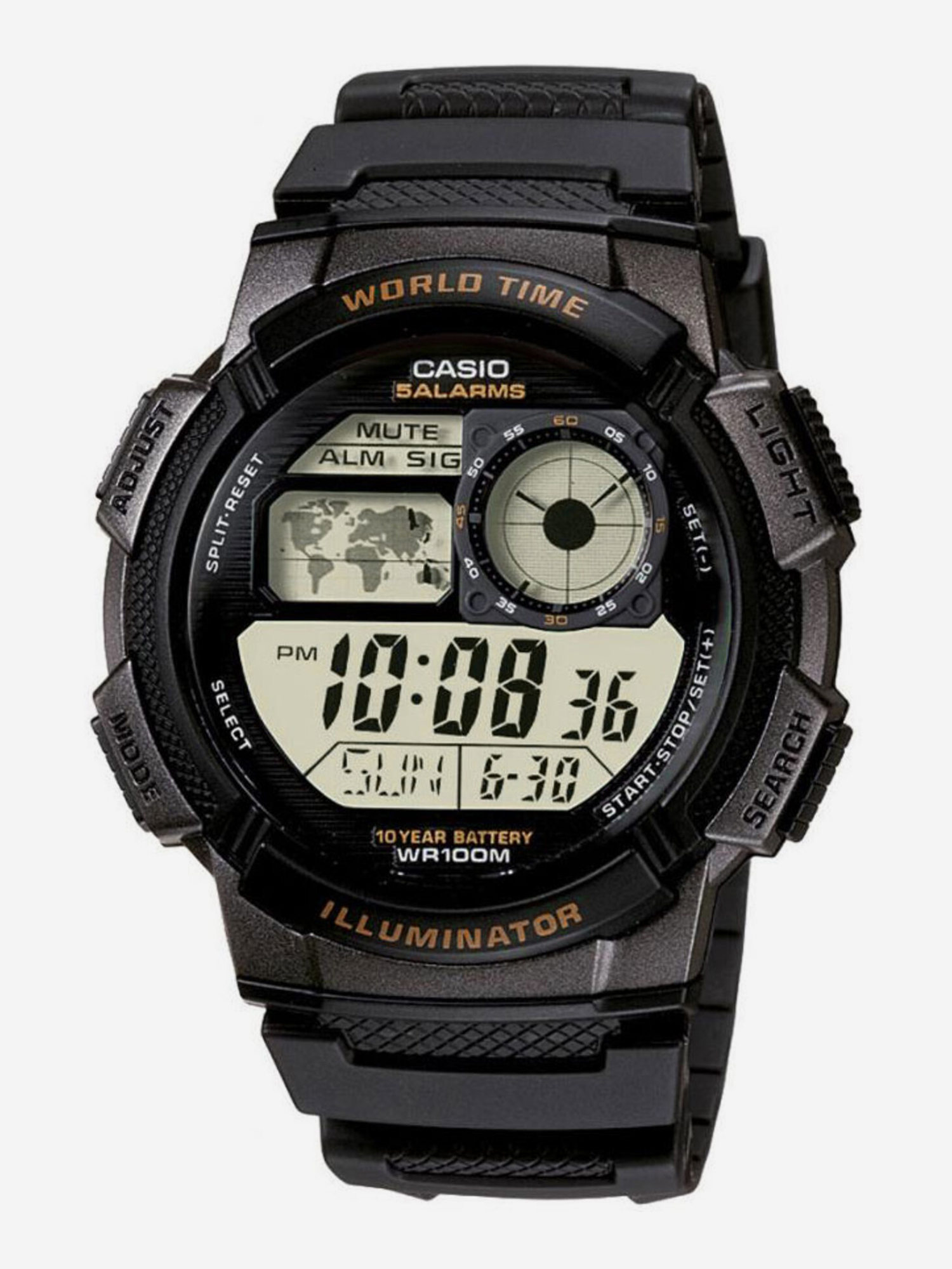 

Наручные часы Casio AE-1000W-1A, Черный