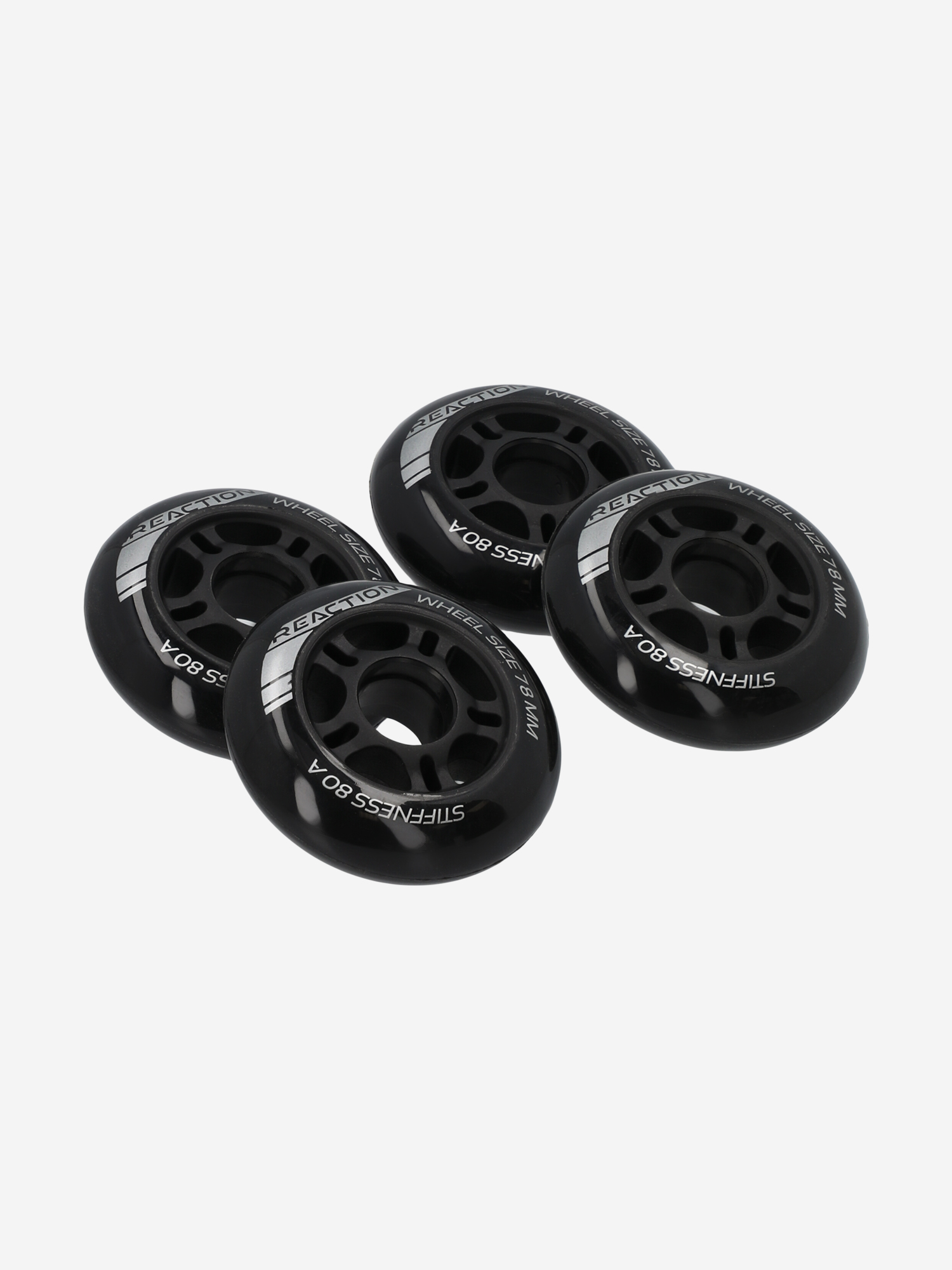 Изображение товара Набор колес Reaction 78 мм, 80А, 4 шт., Черный