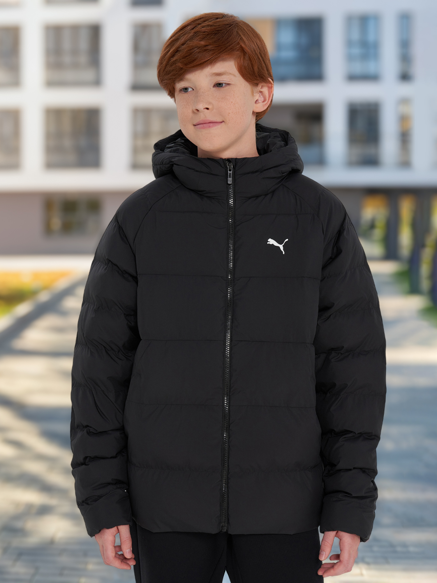 Пуховик Puma для мальчиков, черный, арт. 688404p0p-01