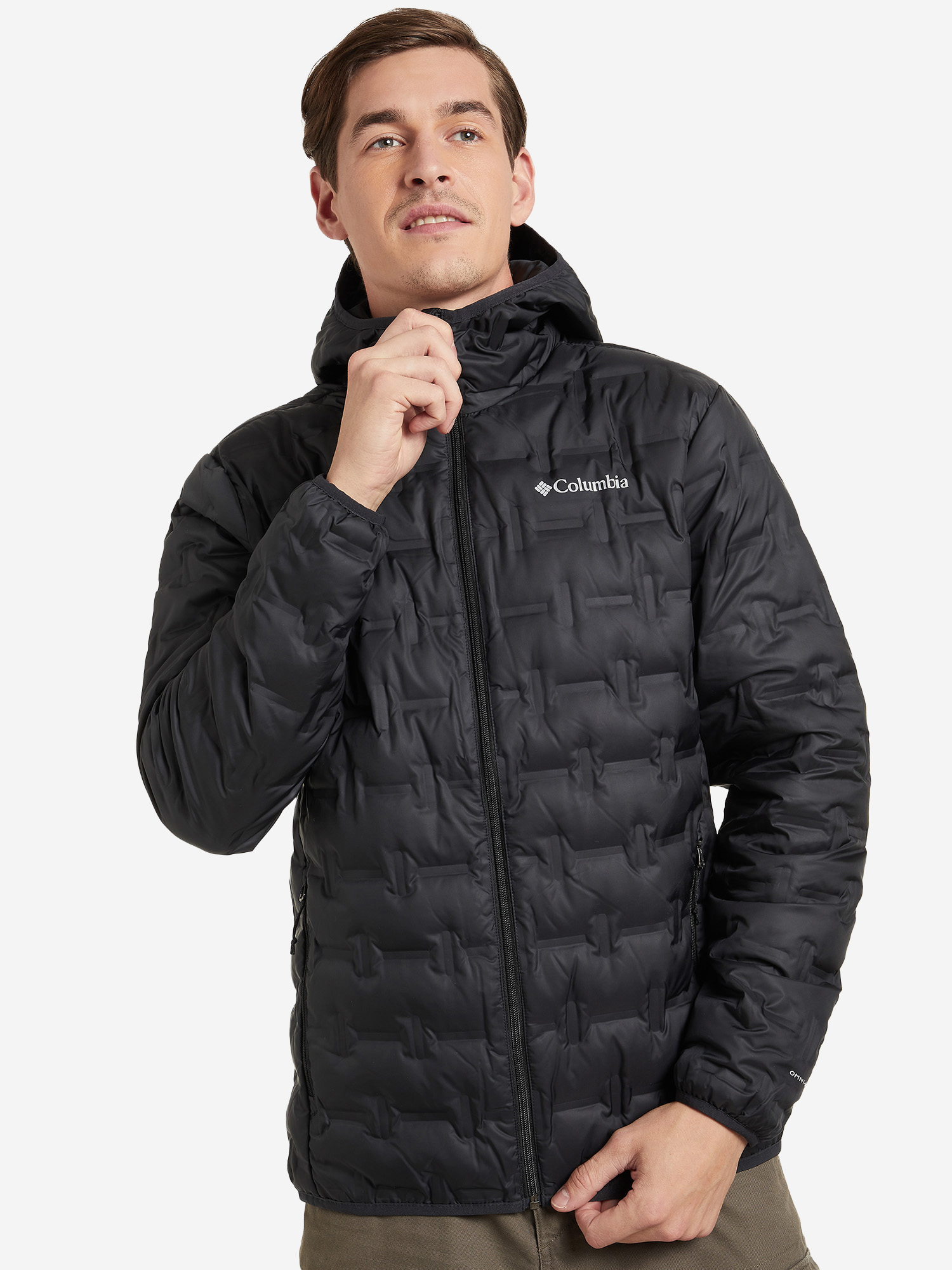 

Пуховик мужской Columbia Delta Ridge Down Hooded Jacket, Черный