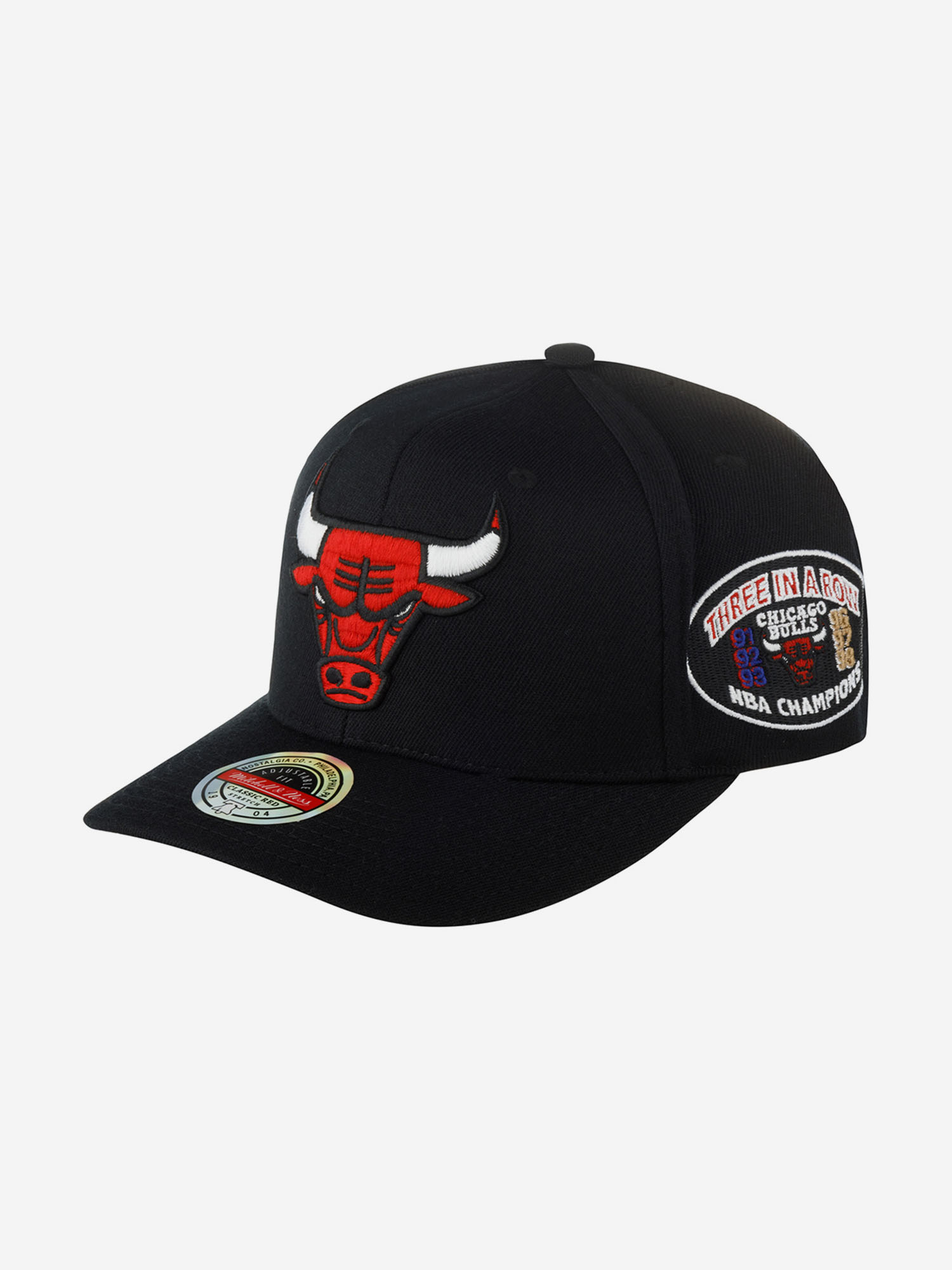 Бейсболка MITCHELL NESS HHSSINTL1266-CBUBLCK Chicago Bulls NBA (черный), Черный