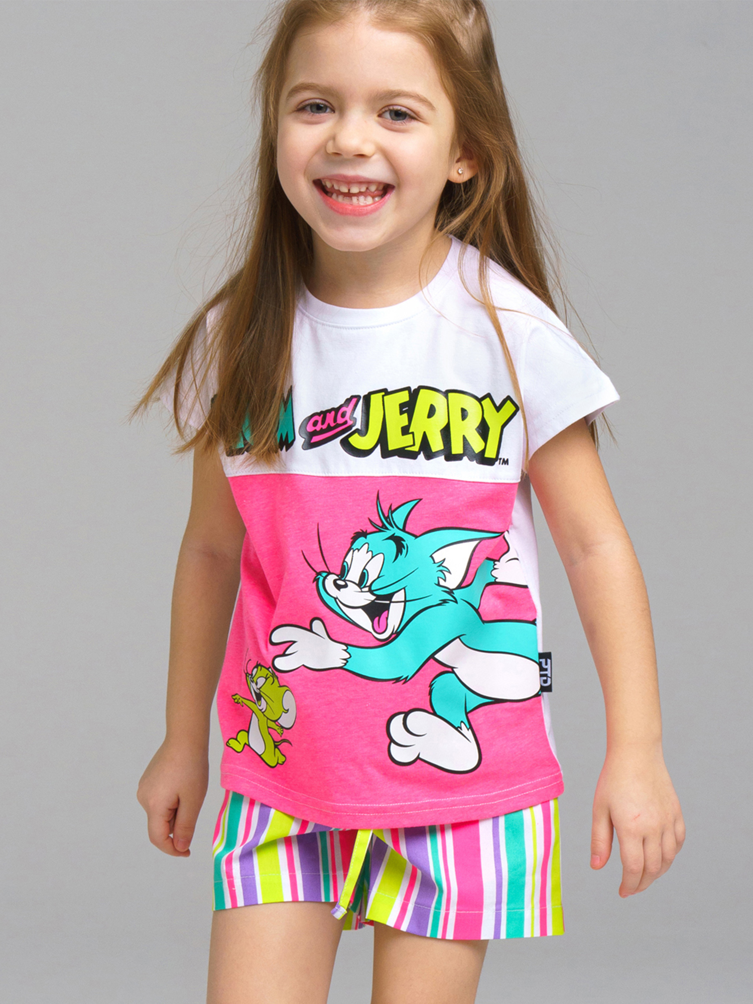 

Футболка Playtoday для девочки, Белый