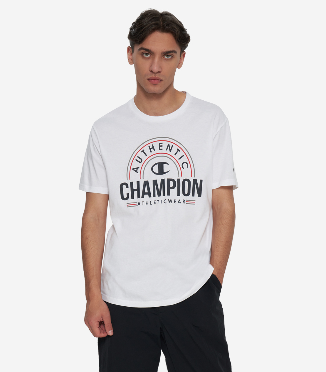 Футболка мужская Champion, белый, арт. 222088c0k-ww001