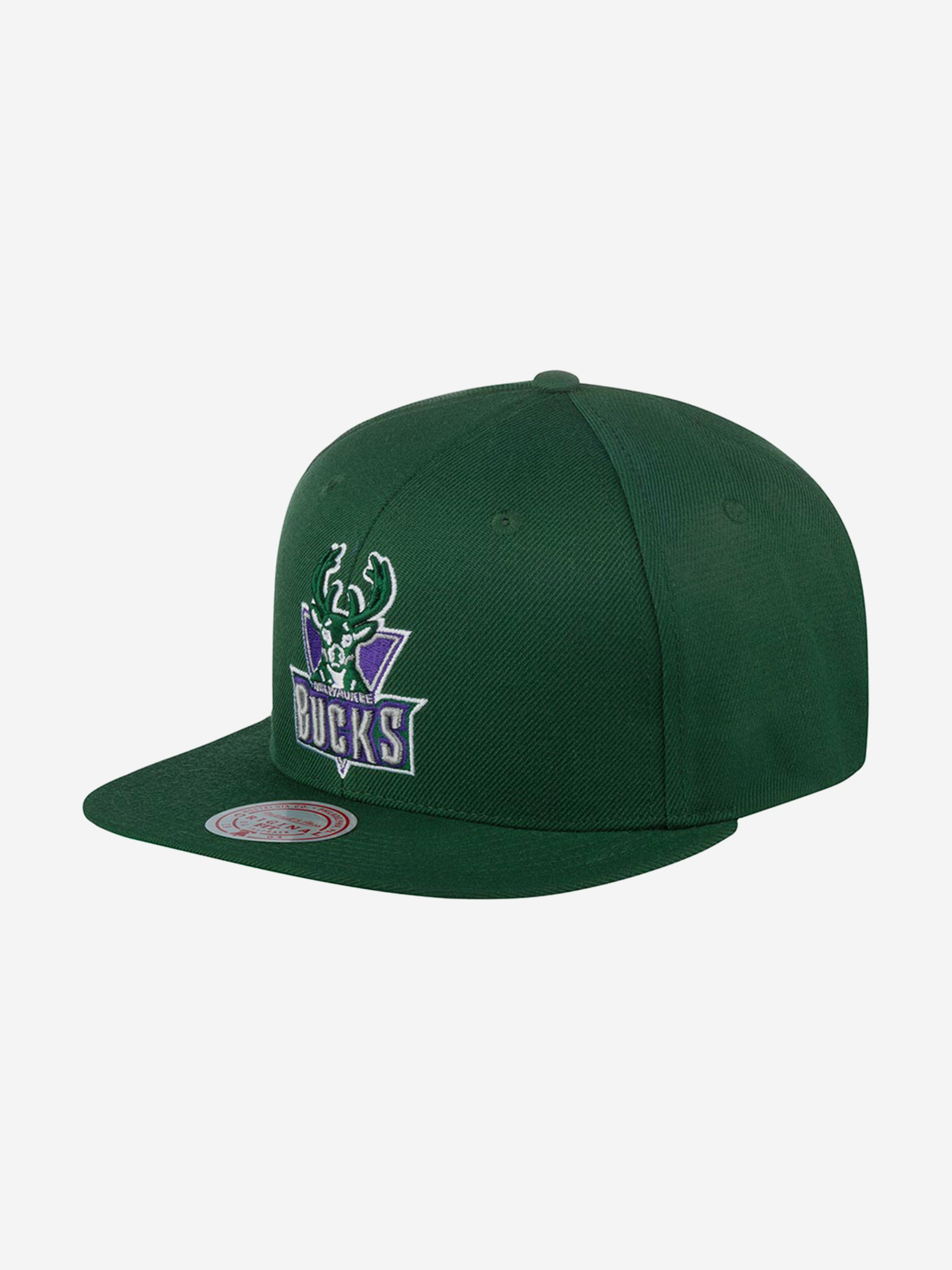 Изображение товара Бейсболка с прямым козырьком MITCHELL NESS Milwaukee Bucks NBA всесезонная