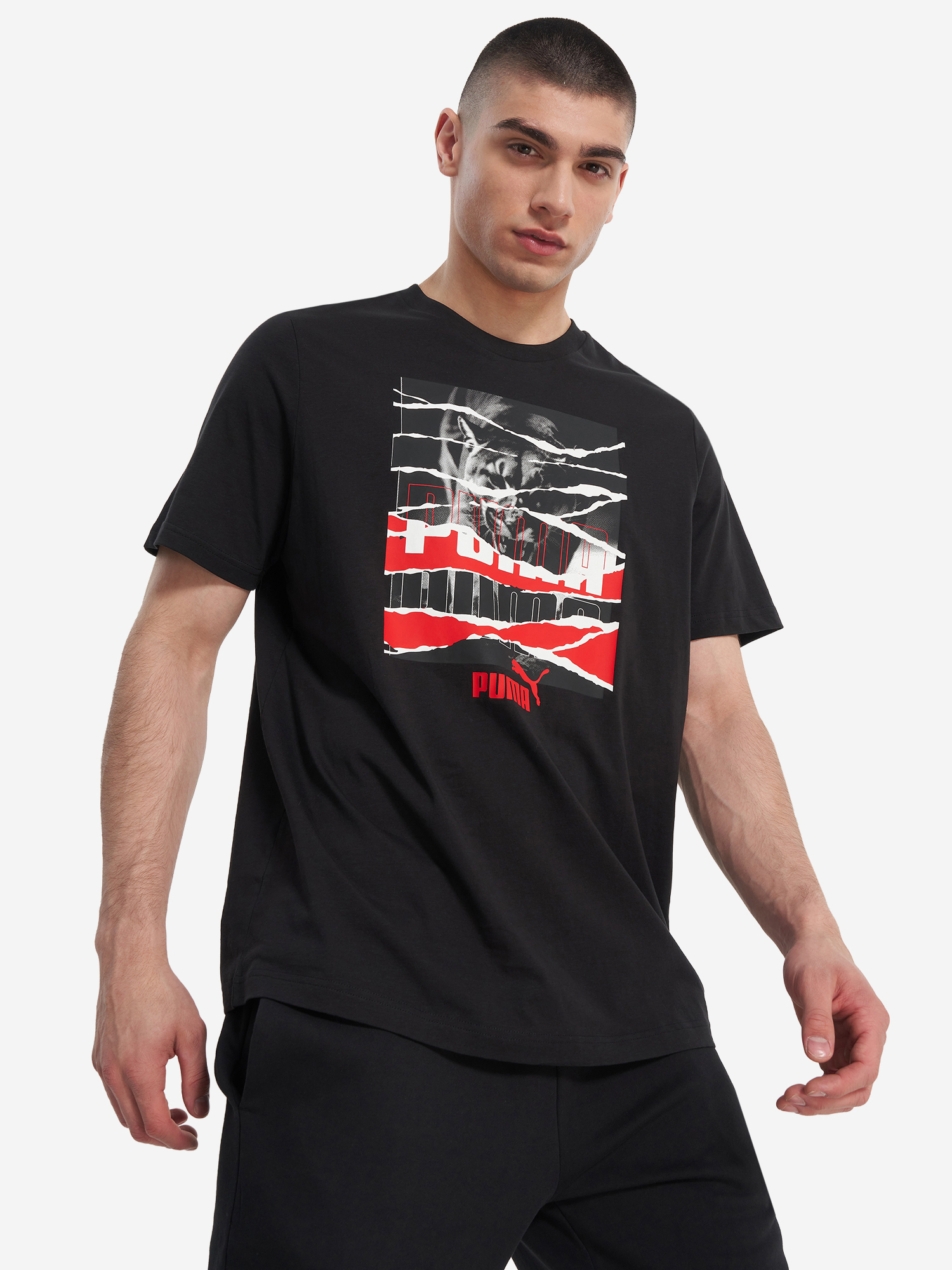 

Футболка мужская PUMA Graphic, Черный
