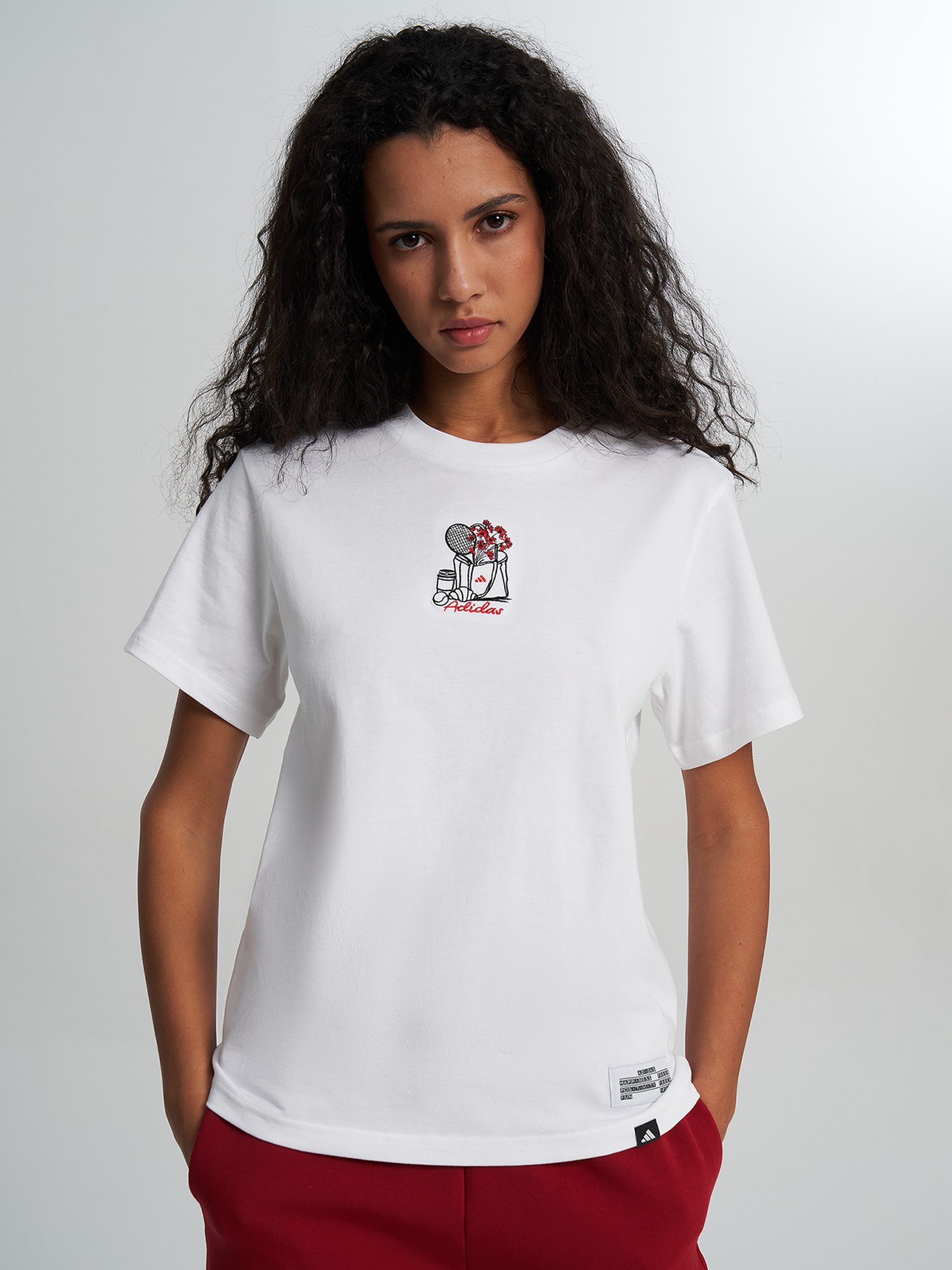 

Футболка женская Adidas, Белый