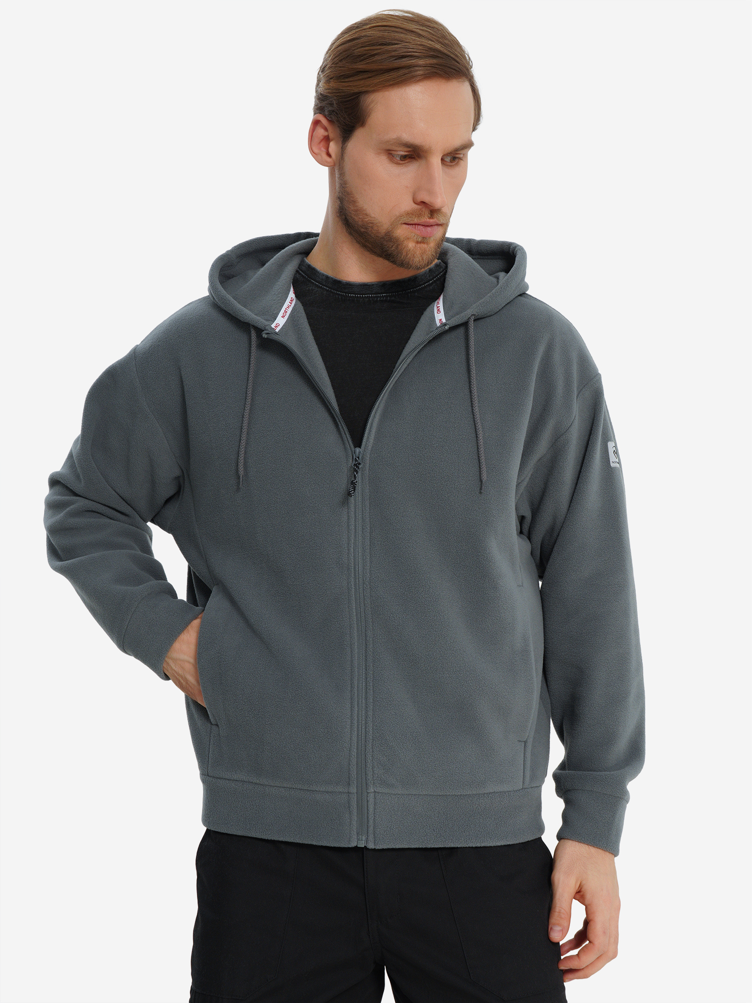 Толстовка Northland оверсайз, серый, арт. 141053n16-93
