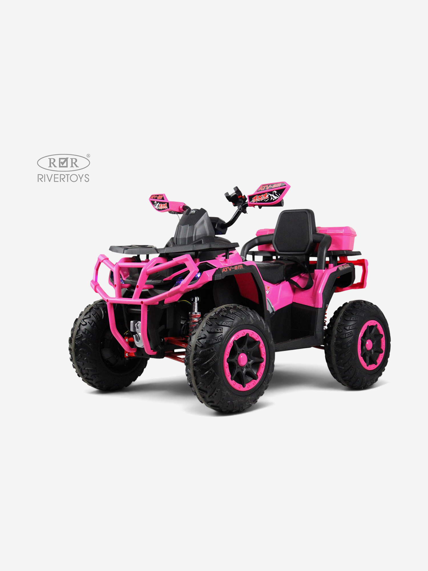 Изображение товара Детский электроквадроцикл RIVERTOYS Z111ZZ розовый, Розовый