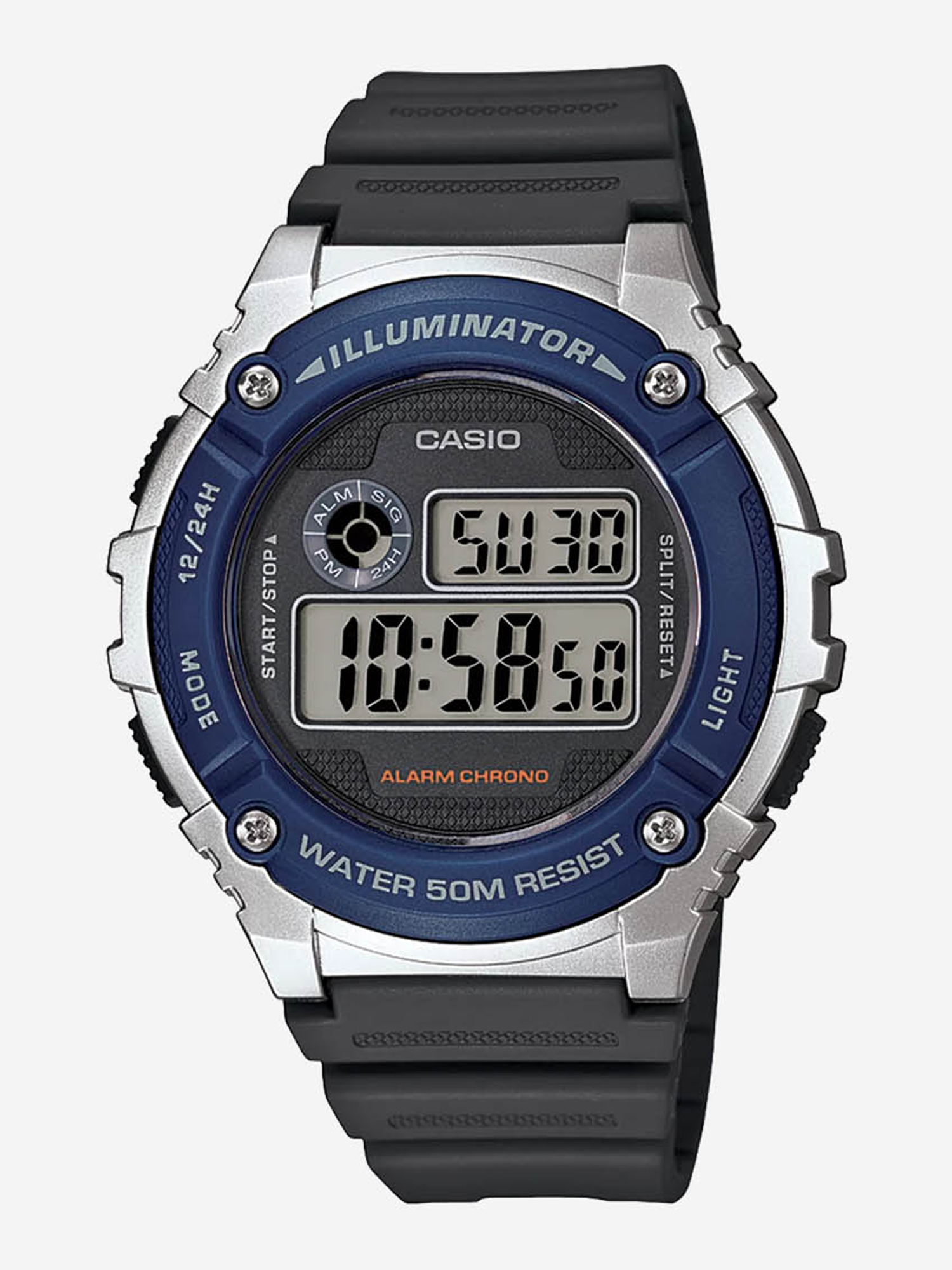 

Наручные часы Casio W-216H-2A, Черный