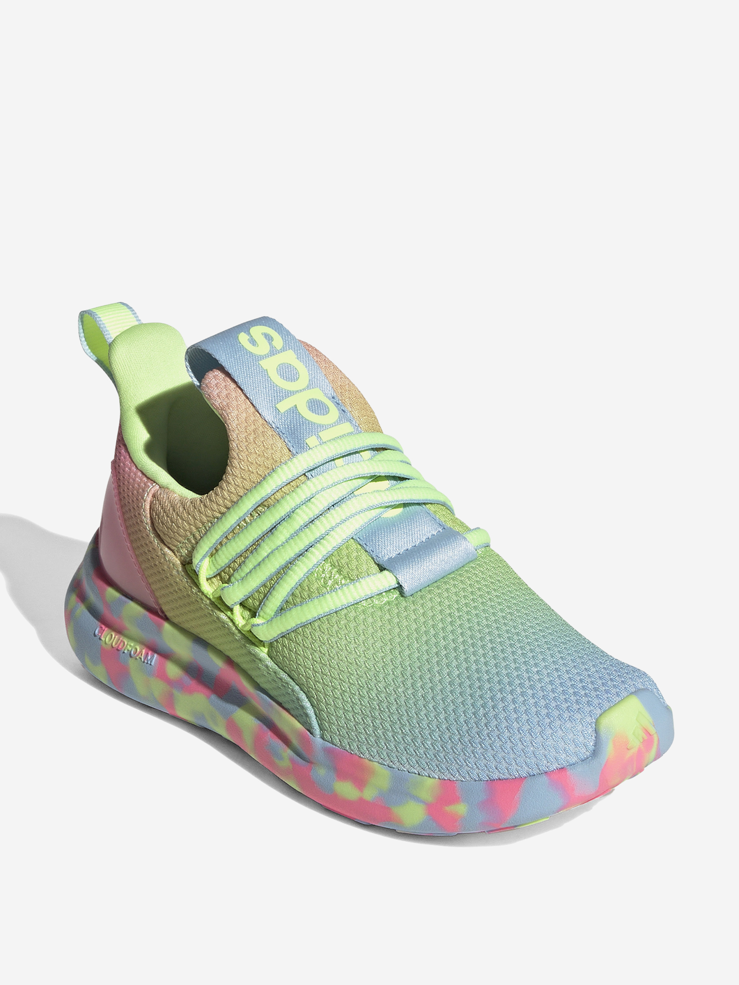 фото Кроссовки для девочек adidas lite racer adapt 7.0 k, голубой