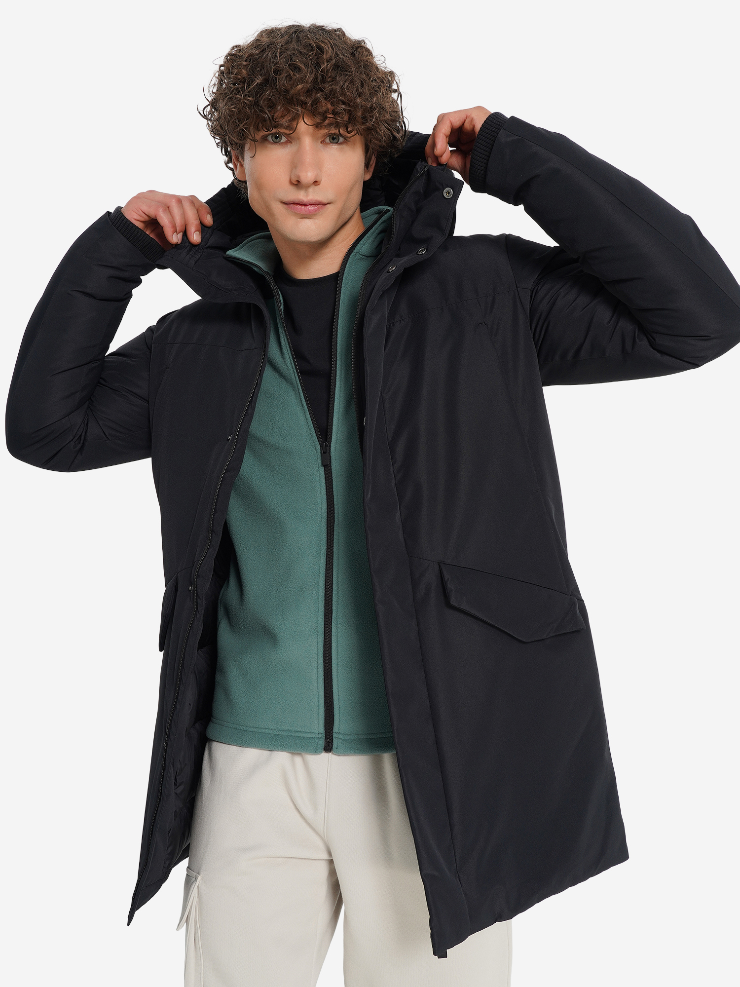 Пуховик мужской Demix, черный, арт. 136252DMX-99