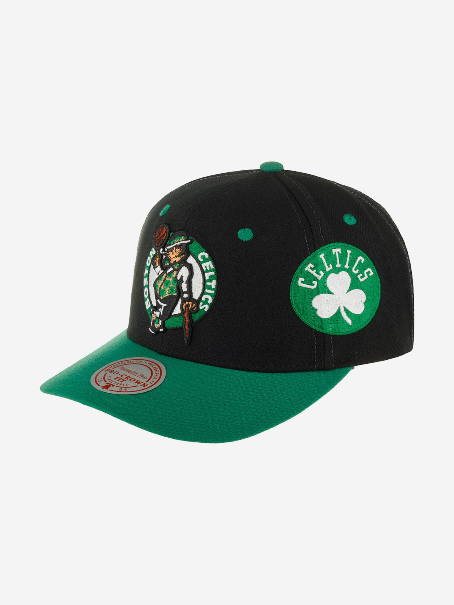 Бейсболка MITCHELL NESS HHSS7310-BCEYYPPPBLCK Boston Celtics NBA (черный), Черный 59-168XDOXM4K-33, размер Без размера