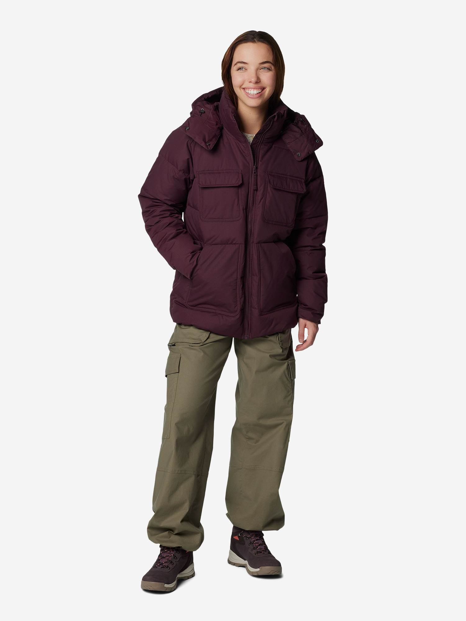 Куртка утепленная женская Columbia Longhorn Ridge Insulated Jacket, Коричневый 2085521CLB-607, размер 50 - фото 4