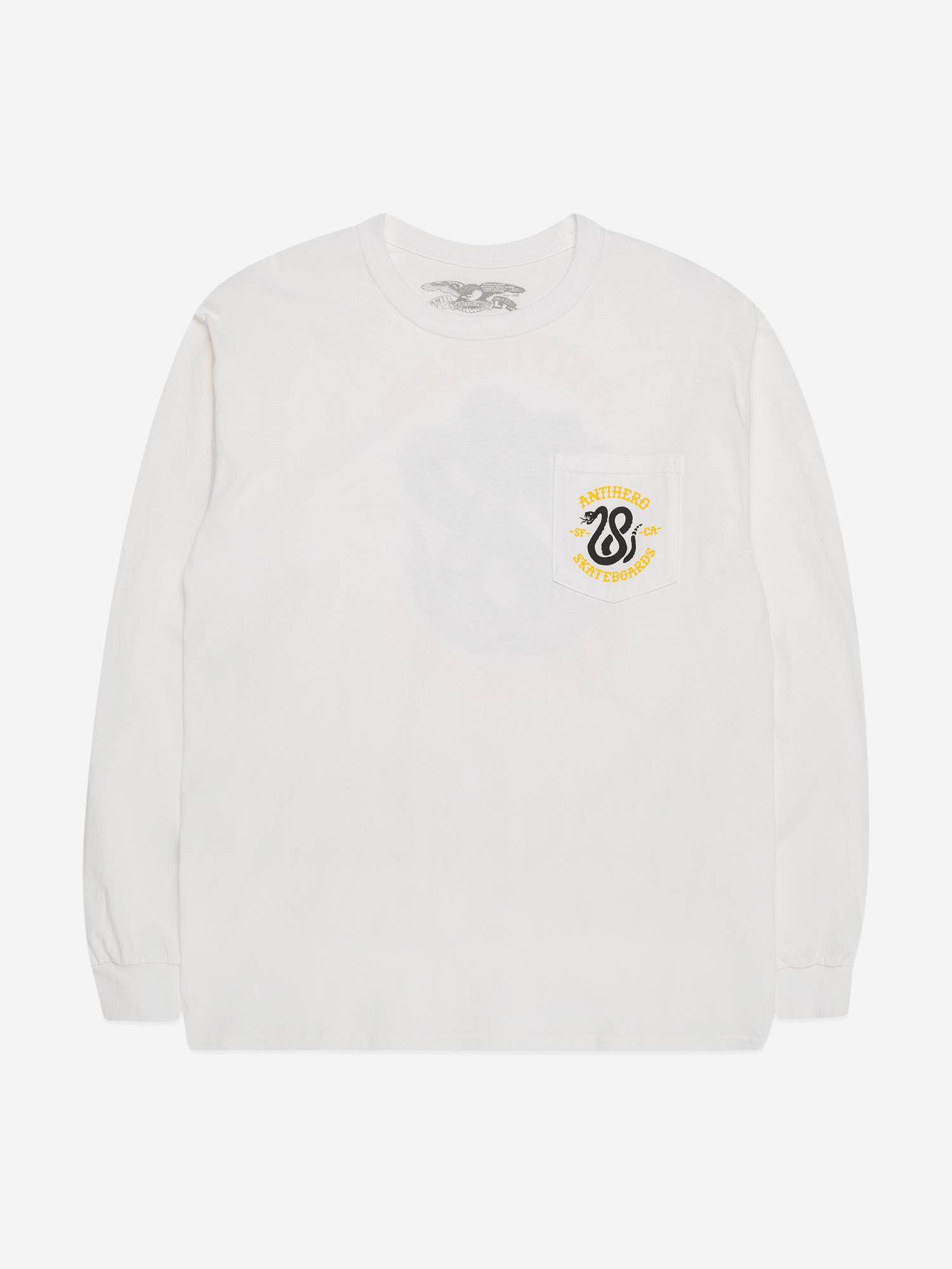 

Лонгслив ANTI-HERO L/S PKT EIGHTEEN, Белый