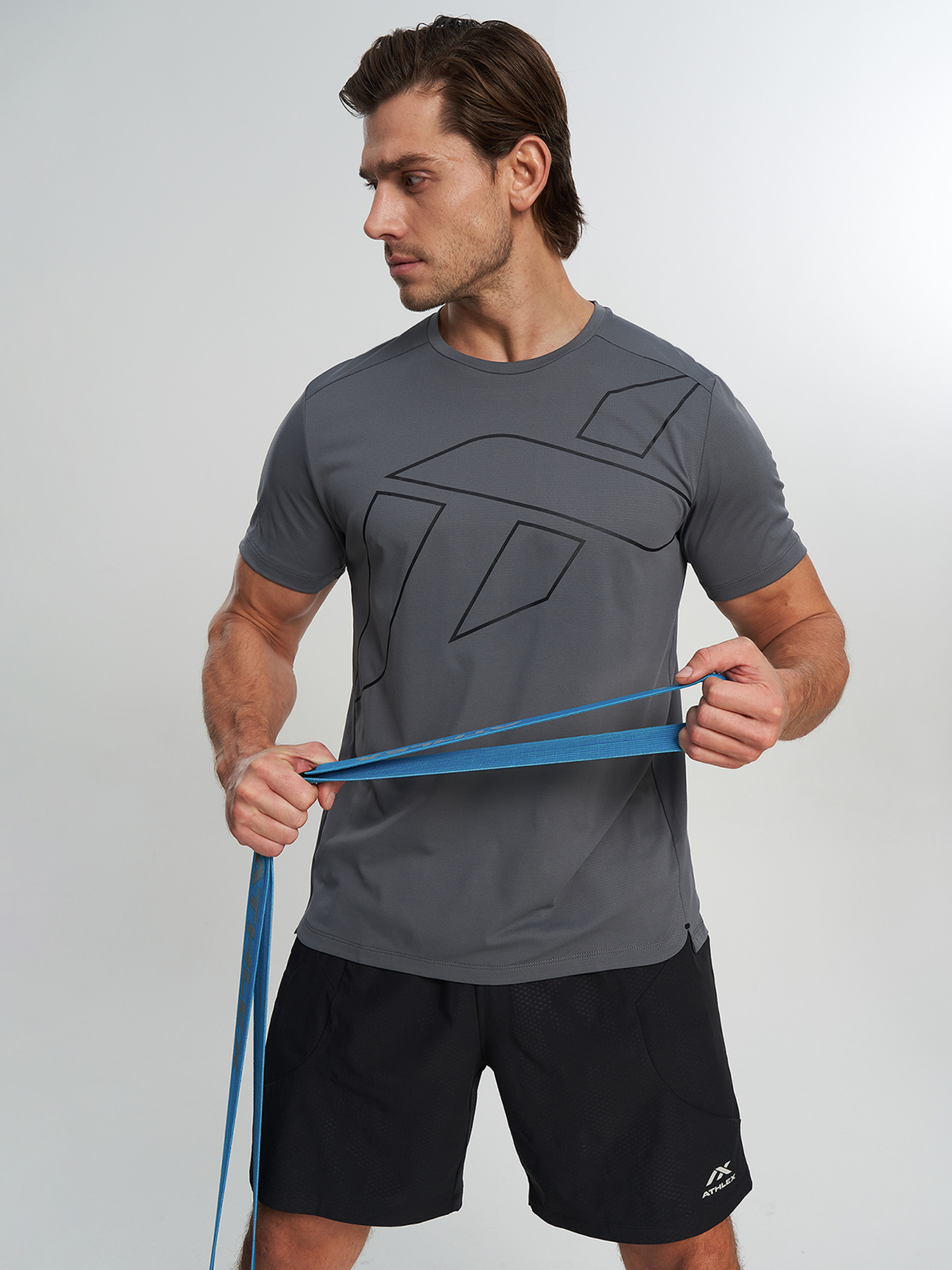 Футболка мужская Athlex, Серый