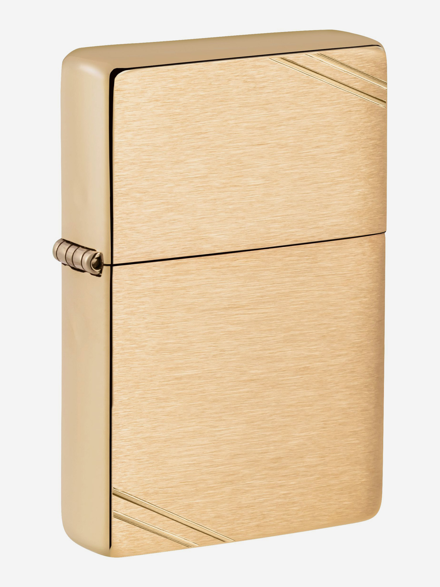 

Зажигалка бензиновая ZIPPO 240 Vintage with Slashes 1937, Золотой