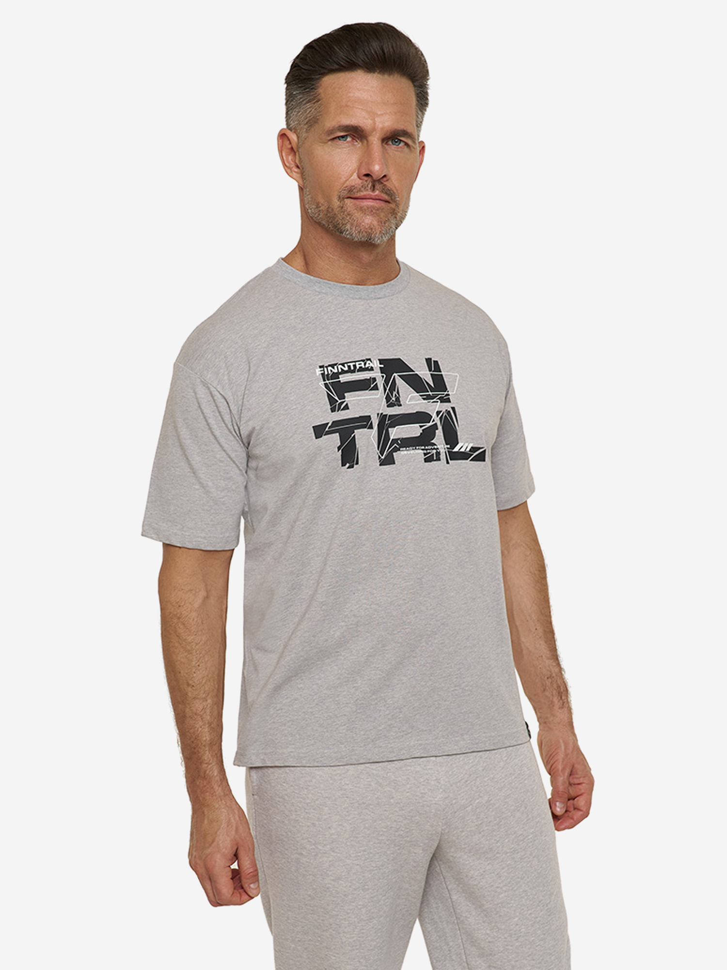 

Футболка мужская FINNTRAIL Big Logo, Серый