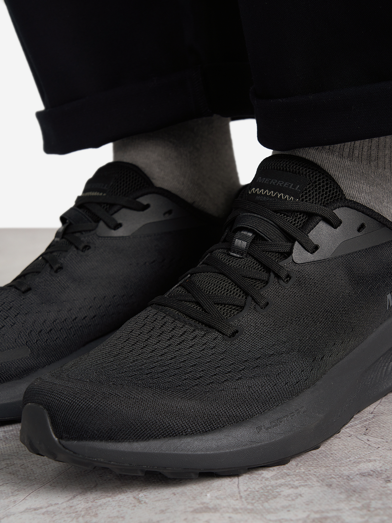 фото Кроссовки мужские merrell morphlite, черный