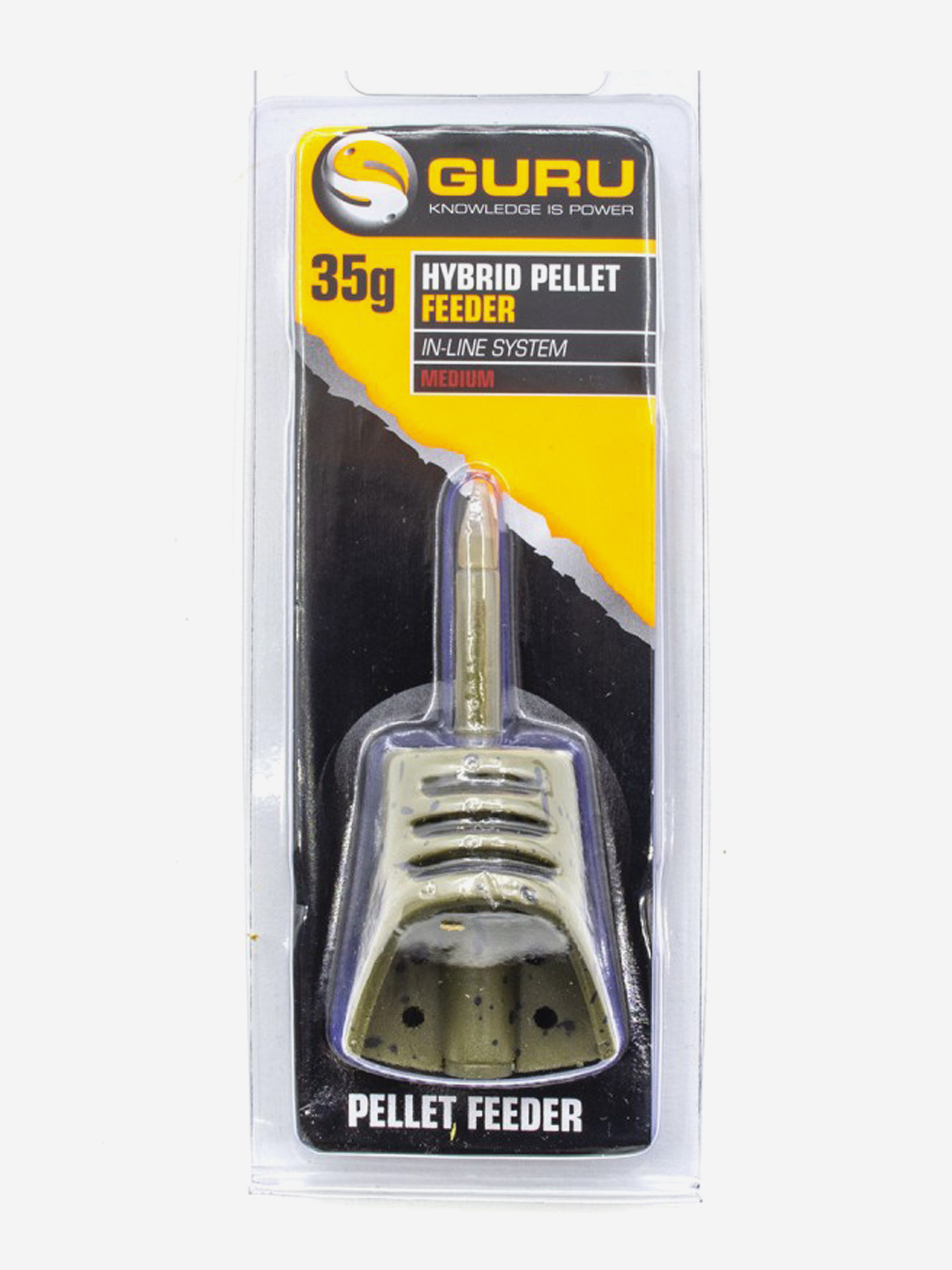 Изображение товара Кормушка GURU Hybrid Pellet Feeder Inline S 35г для фидерной рыбалки