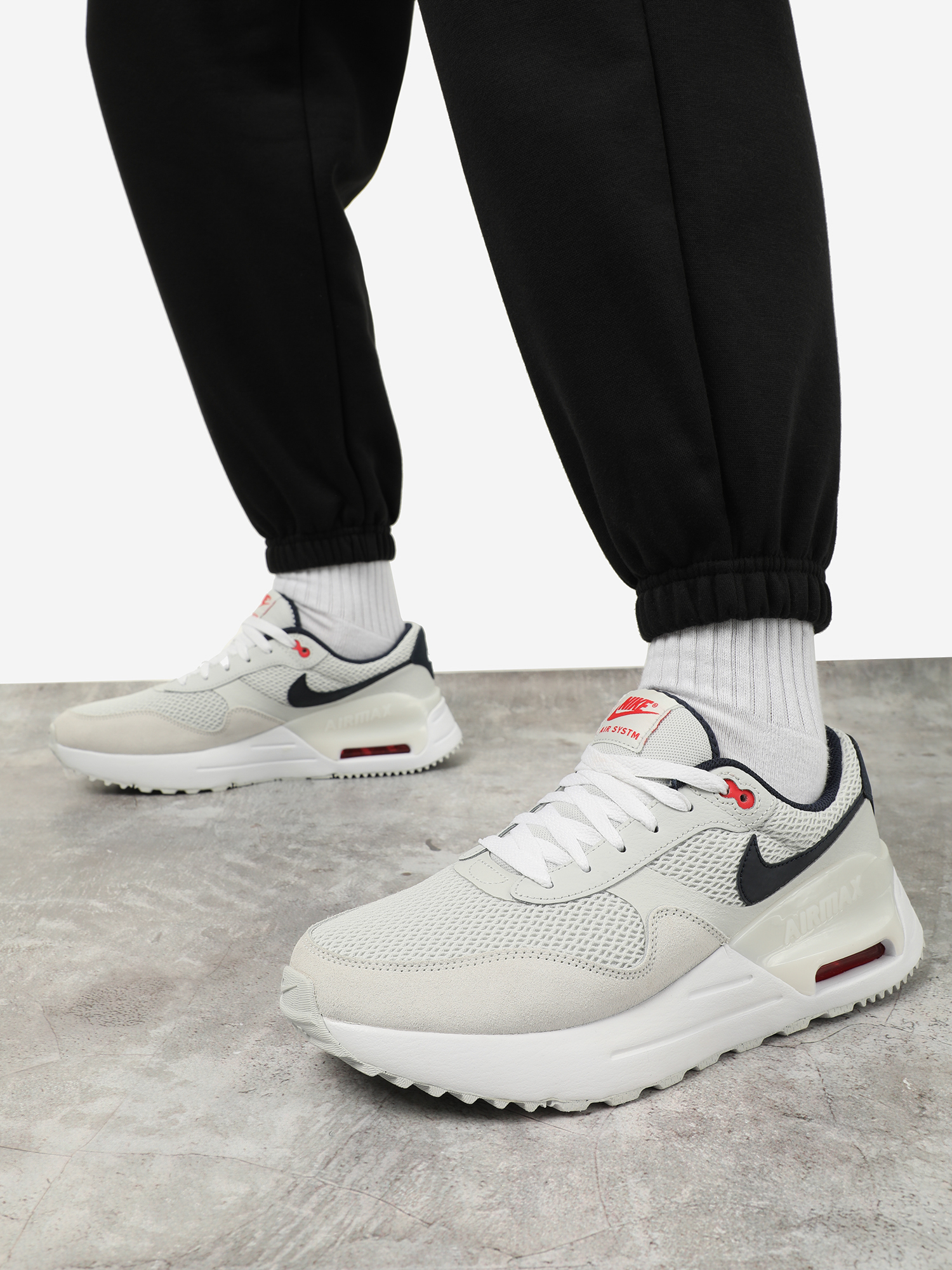 Кроссовки мужские Nike Air Max Systm, Серый кроссовки для мальчиков nike revolution 6 psv серый