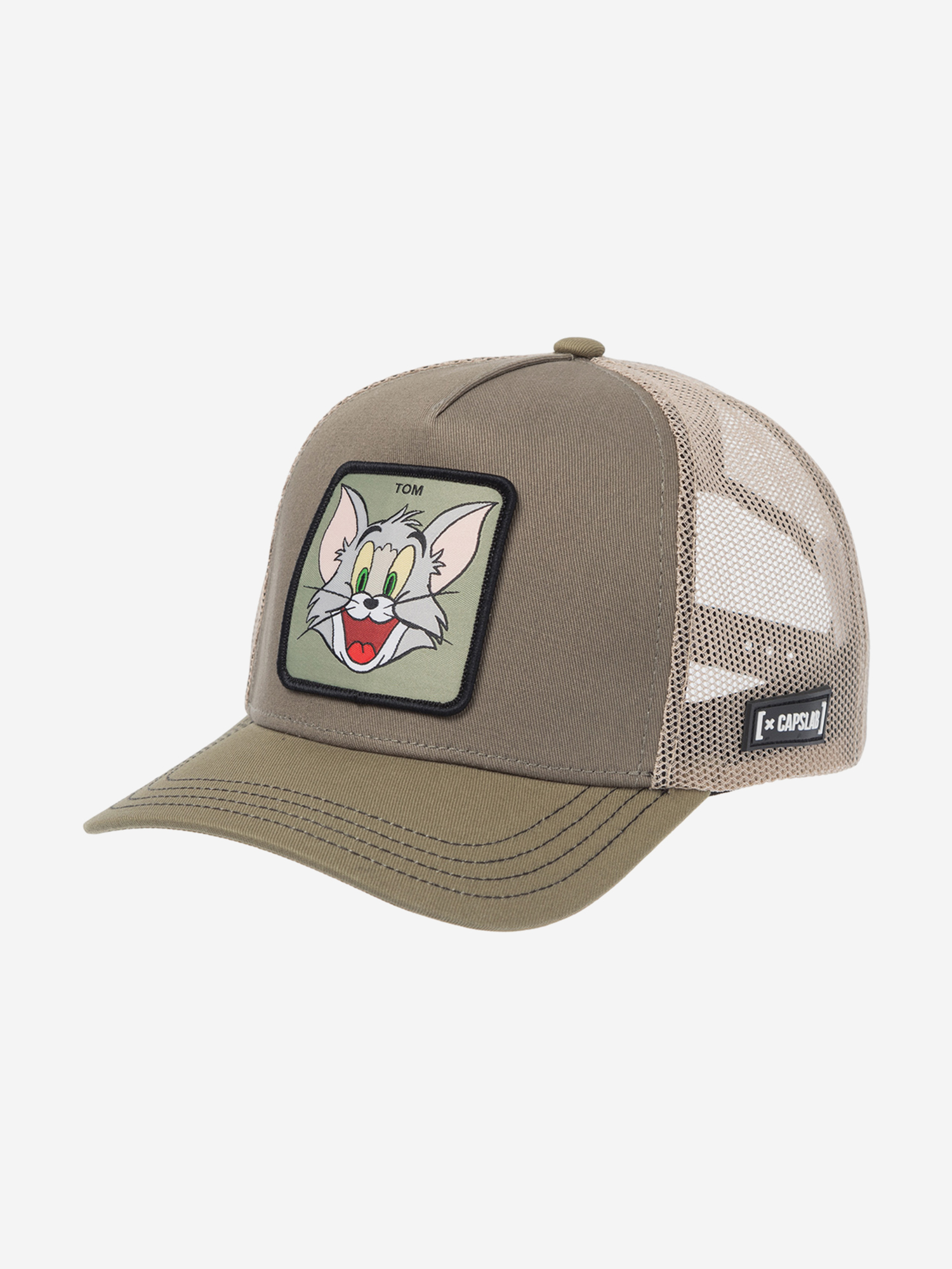

Бейсболка с сеточкой CAPSLAB CL/TAJ6/1/CT/TOM2 Tom and Jerry Tom (оливковый), Мультицвет