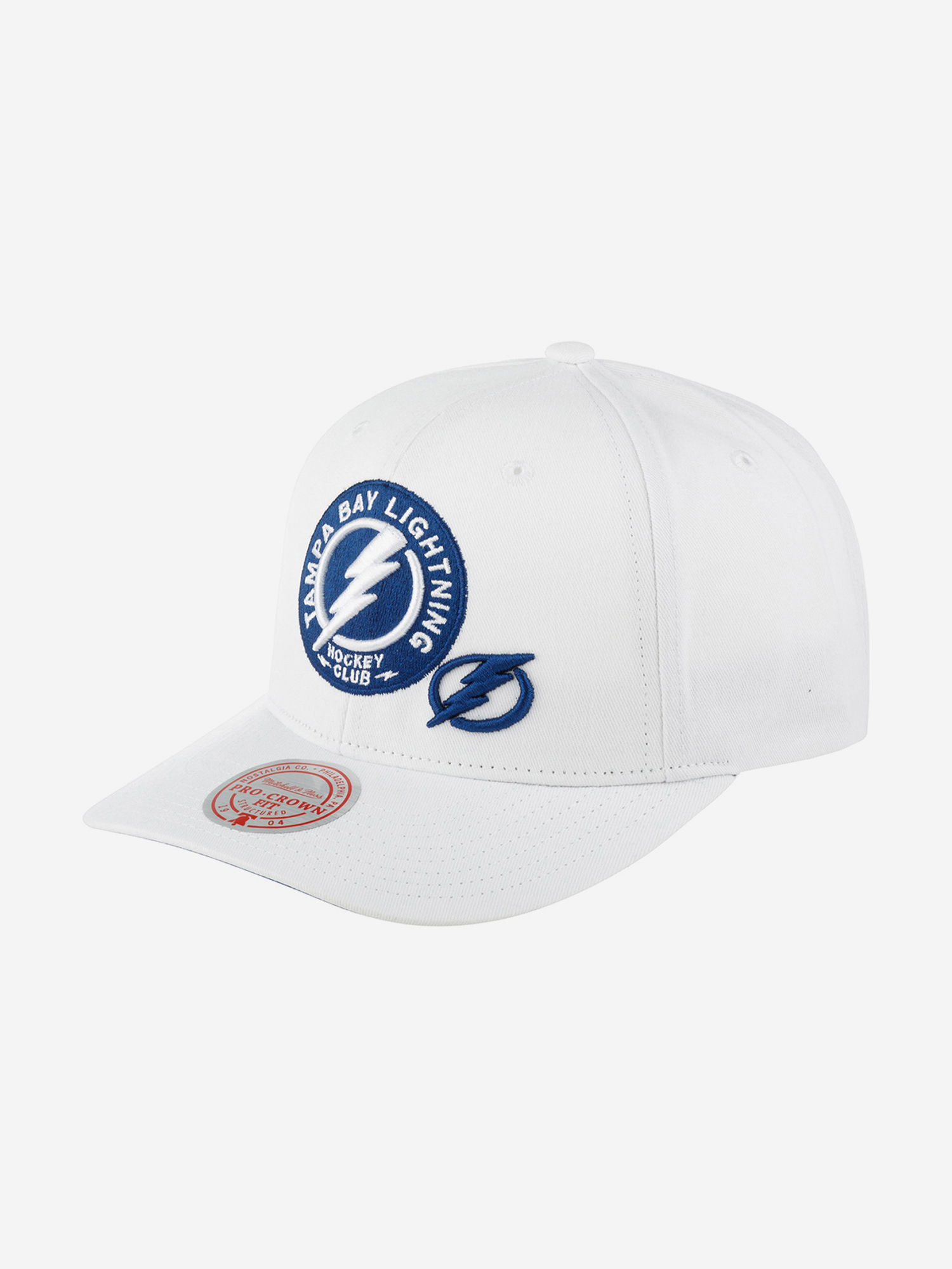 Бейсболка MITCHELL NESS HHSS5758-TBLYYPPPWHIT Tampa Bay Lightning NHL (белый), Белый сетевое зарядное устройство red line tech usb type c модель pd 30 3a qc3 0 pd30 кабель pd lightning белый