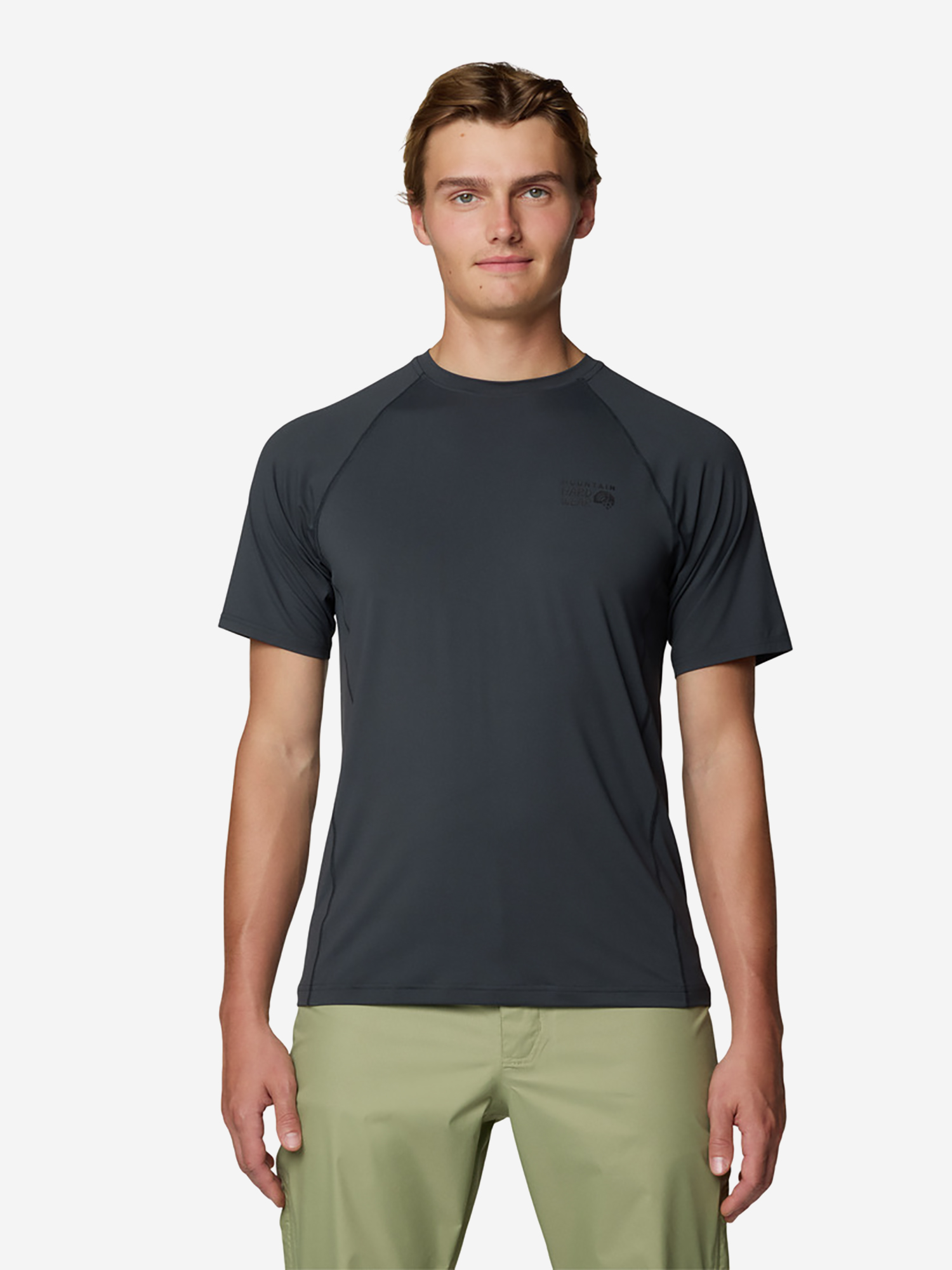 

Футболка мужская Mountain Hardwear Crater Lake Short Sleeve, Серый