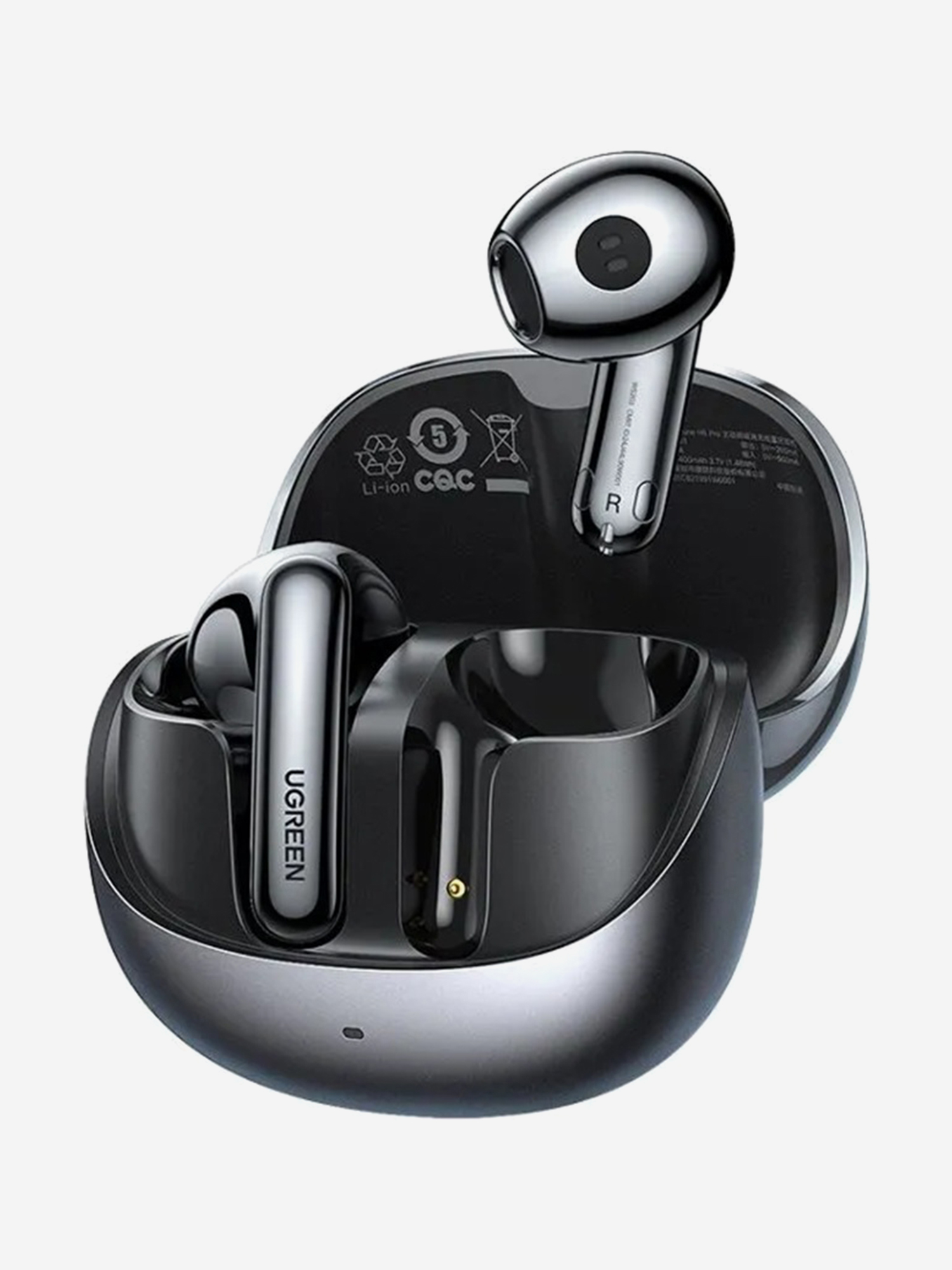 Изображение товара Беспроводные наушники UGREEN WS203 HiTune H6 Pro активное шумоподавление серебро