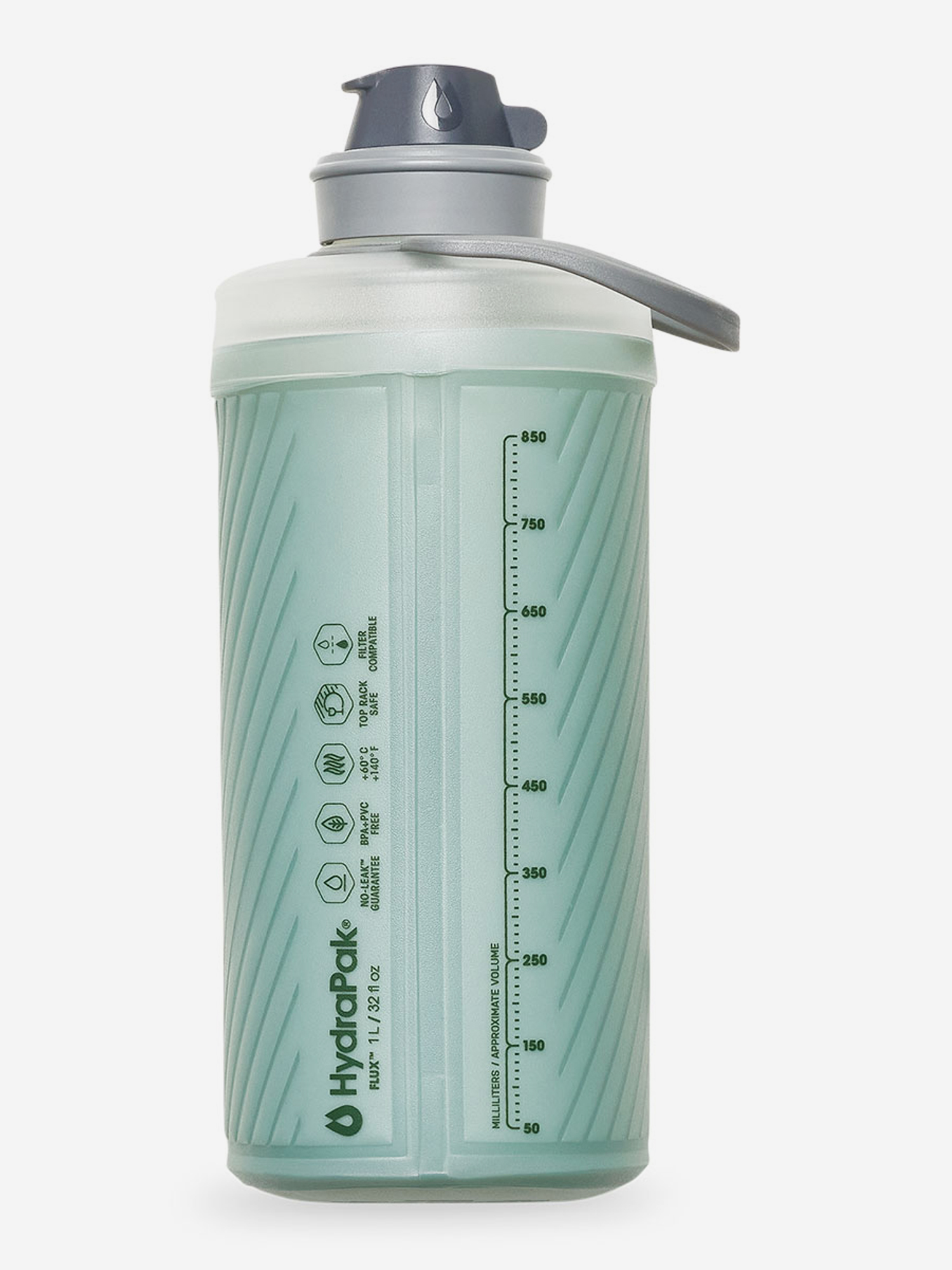 

Мягкая бутылка для воды HYDRAPAK Flux 1L, Зеленый