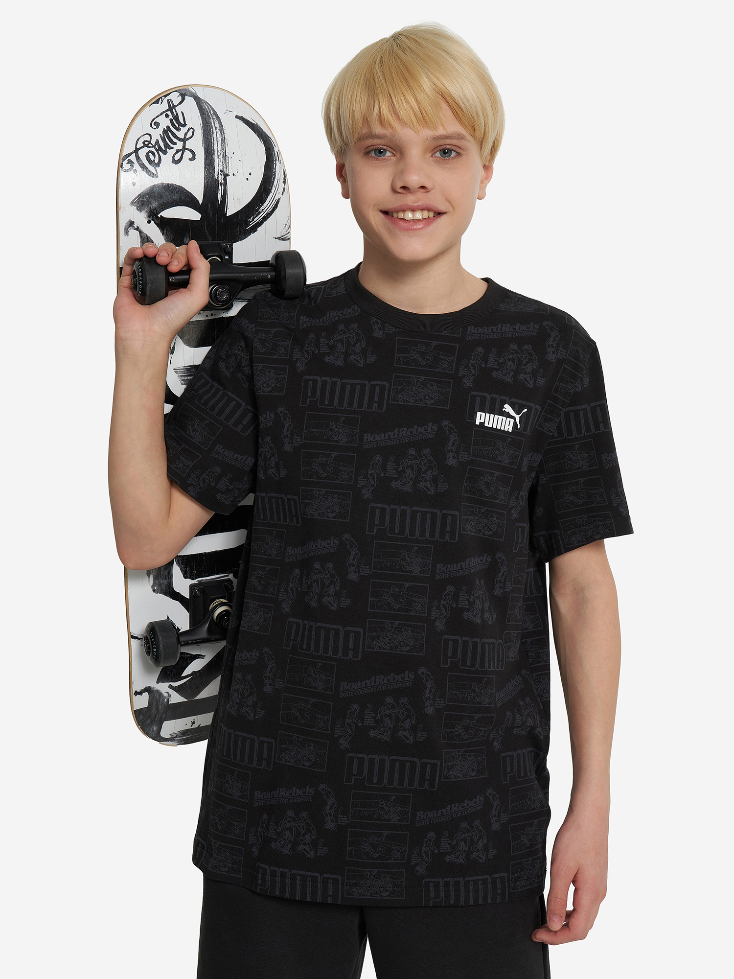 

Футболка для мальчиков PUMA Mid90 S, Черный