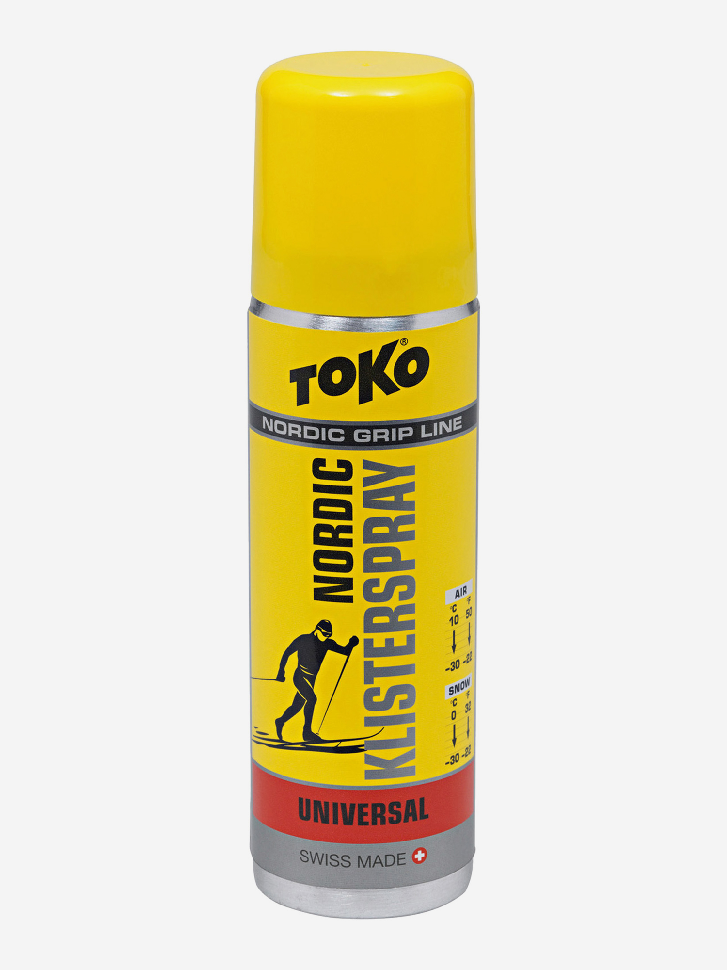 

Мазь держания TOKO Nordic KlisterSpray Universal, 70 мл, Желтый