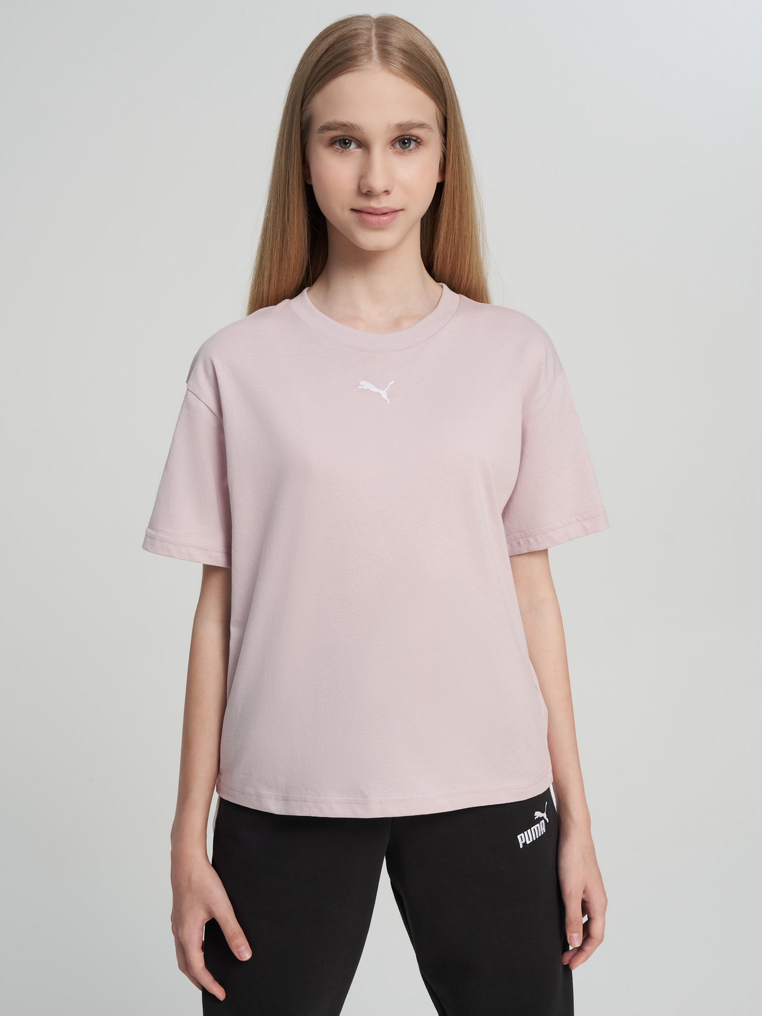 Футболка для девочек PUMA, Розовый 2