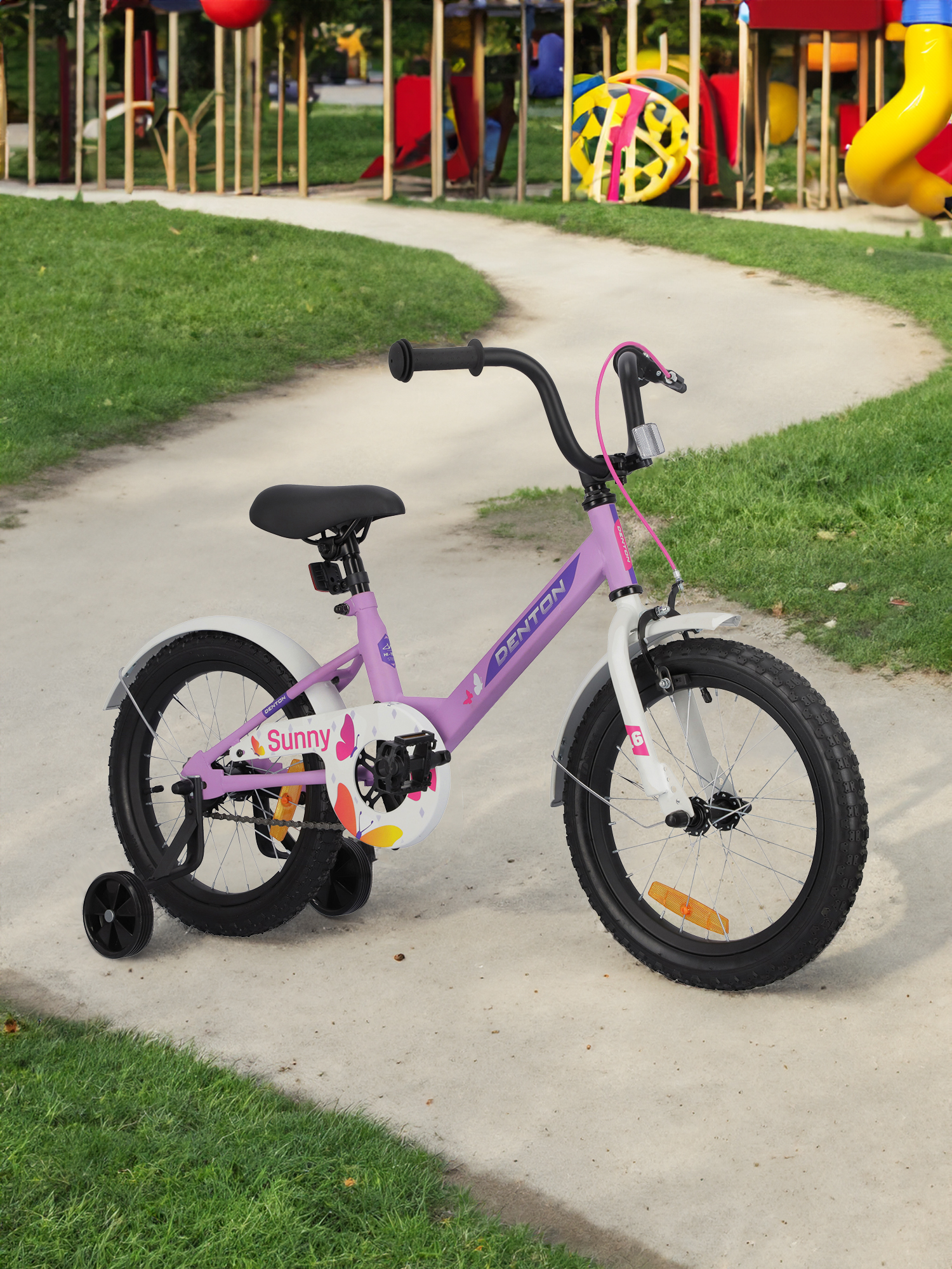

Велосипед для девочек Denton Sunny 16" 2024, Фиолетовый